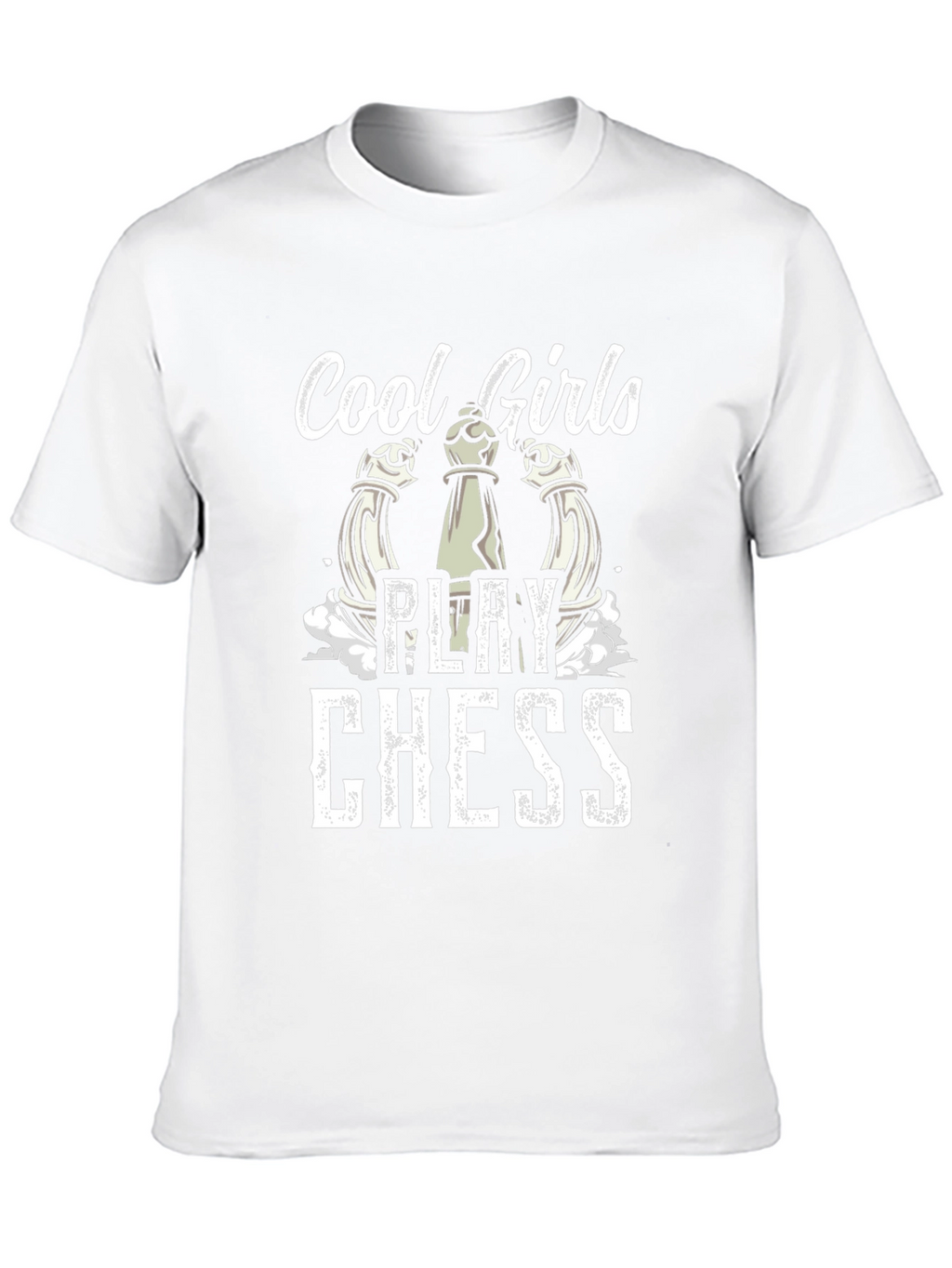 Cool Girls Play Chess T-Shirt - Black Cotton Tee