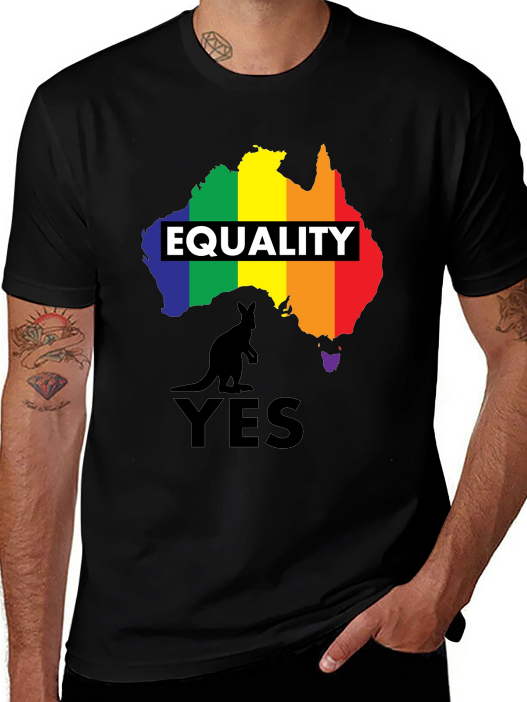 Equality Yes Australia Pride T-Shirt