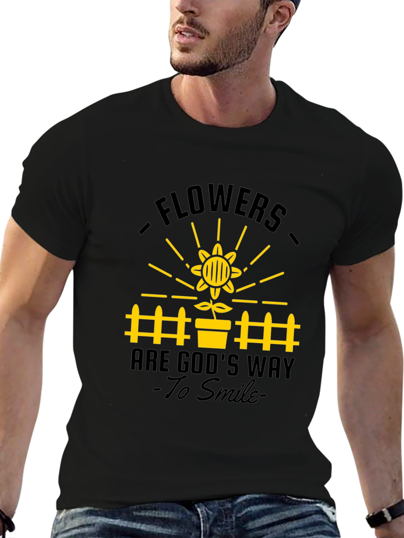 Flowers Are Gods Way to Smile T-Shirt
