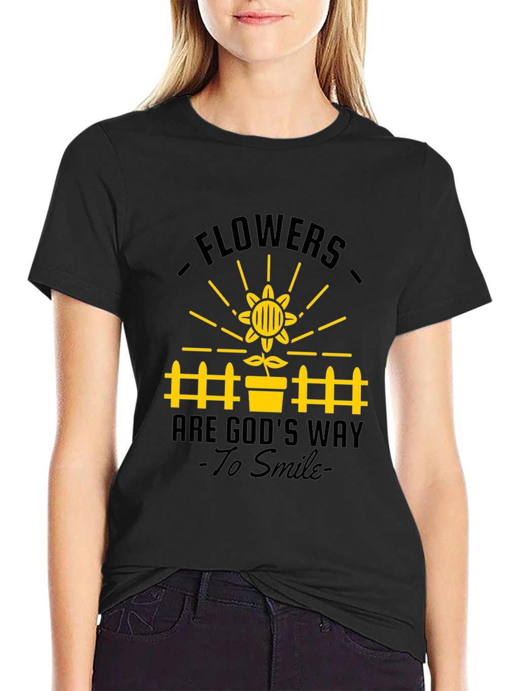 Flowers Are Gods Way to Smile T-Shirt