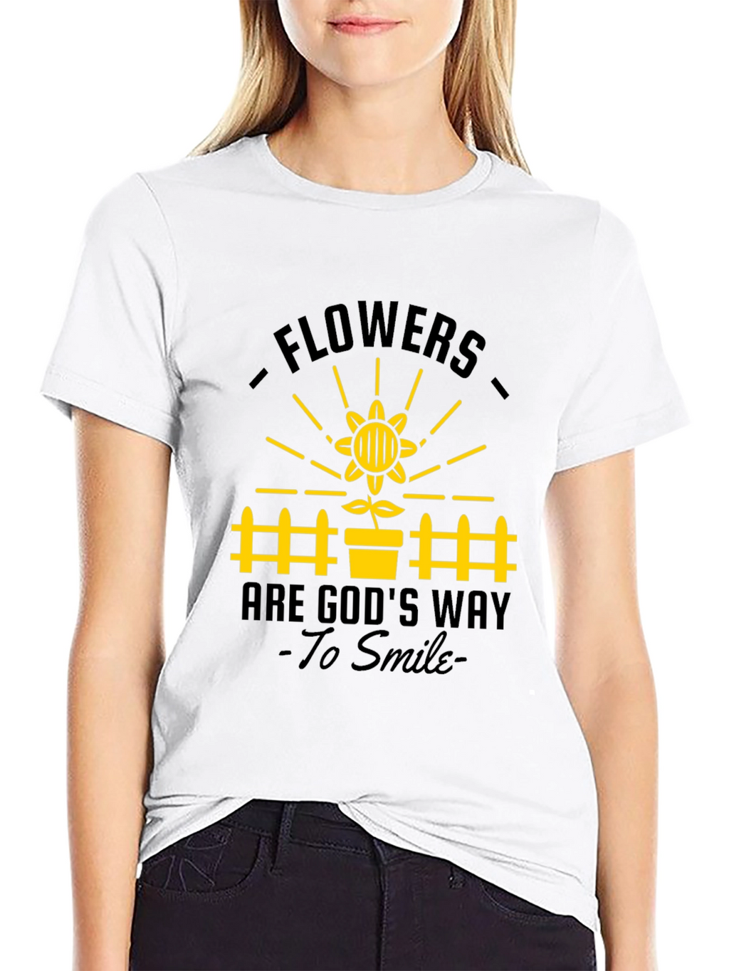 Flowers Are Gods Way to Smile T-Shirt