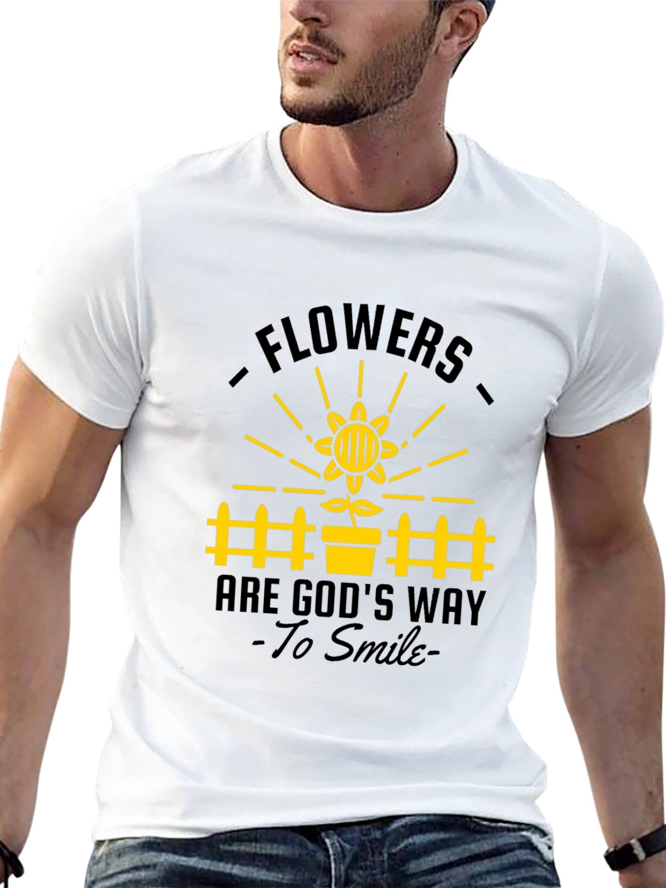 Flowers Are Gods Way to Smile T-Shirt