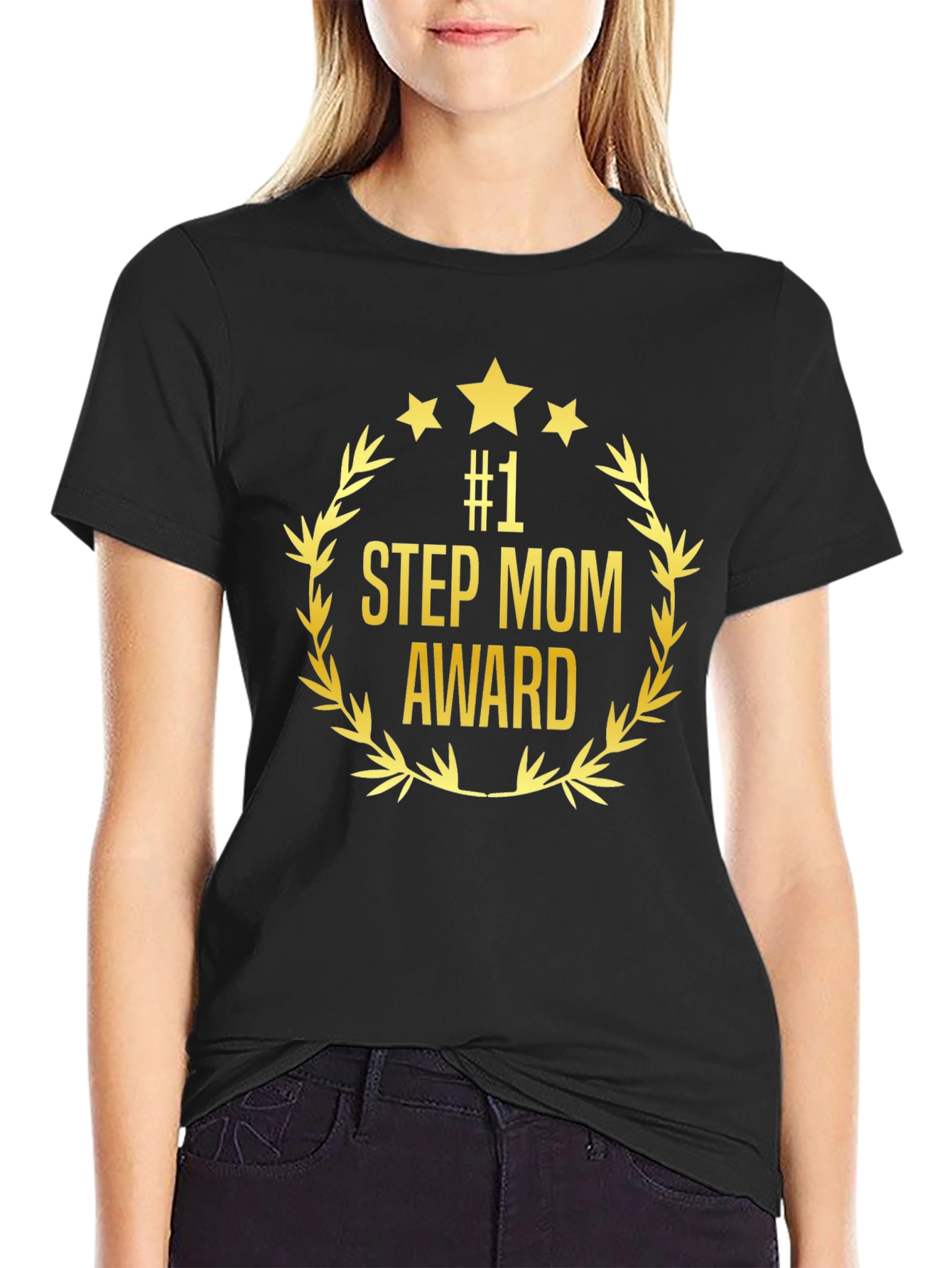 #1 Step Mom Award T-Shirt - Gift for Stepmothers
