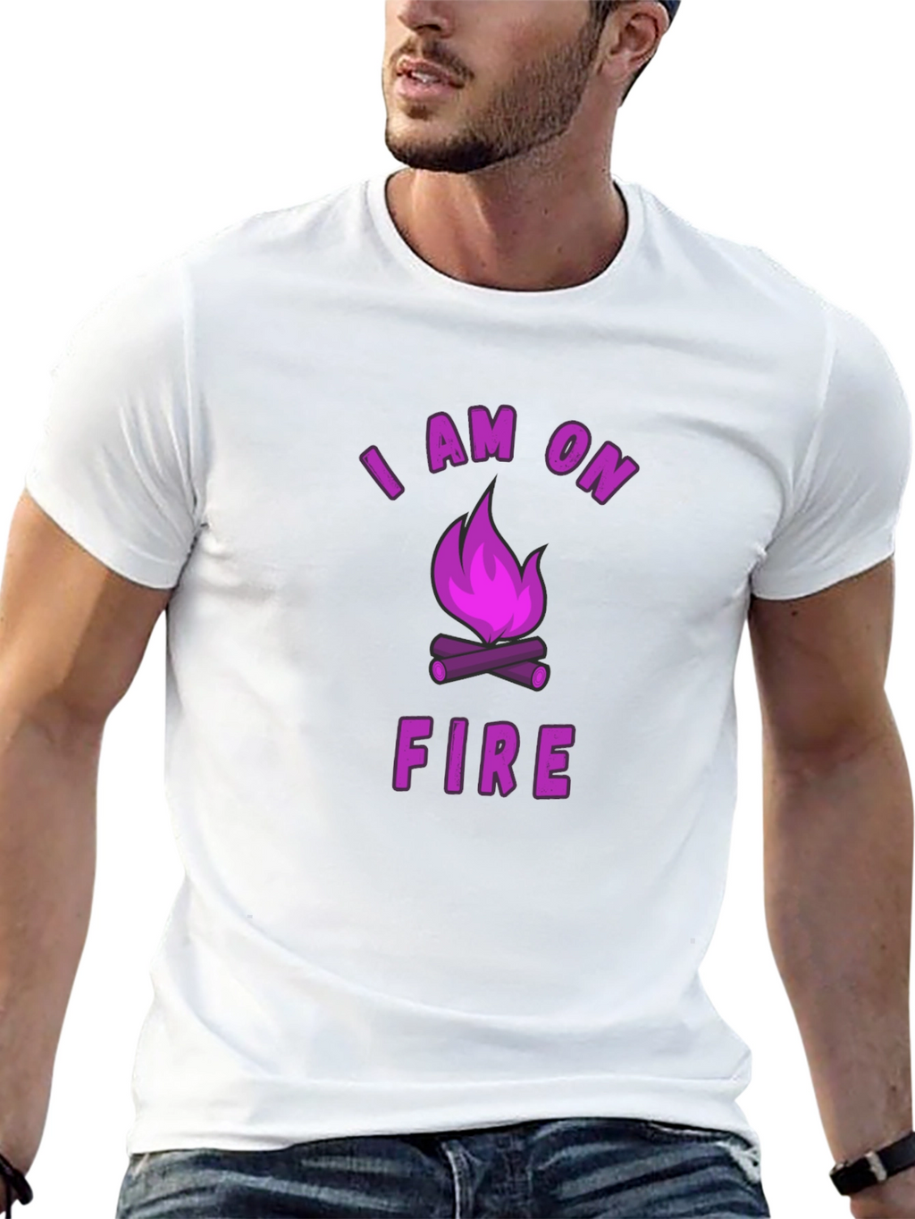 I am on Fire Graphic T-Shirt