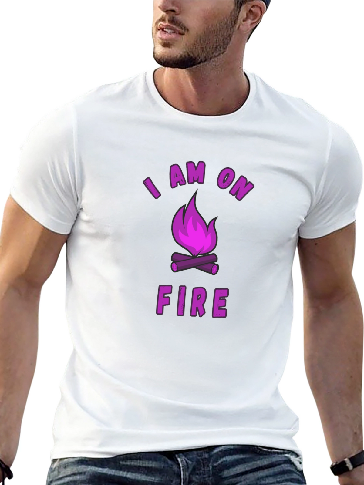 I am on Fire Graphic T-Shirt