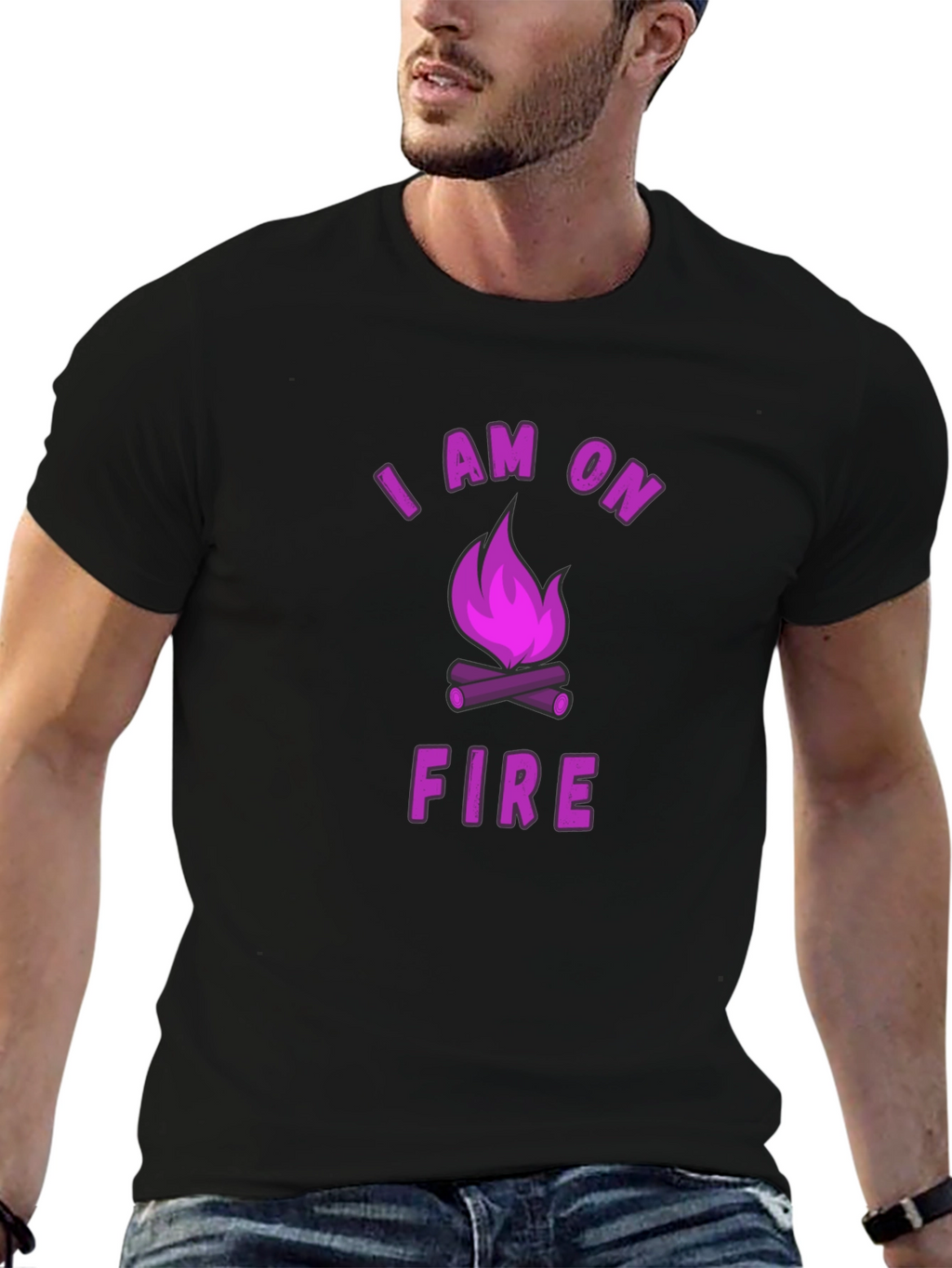 I am on Fire Graphic T-Shirt