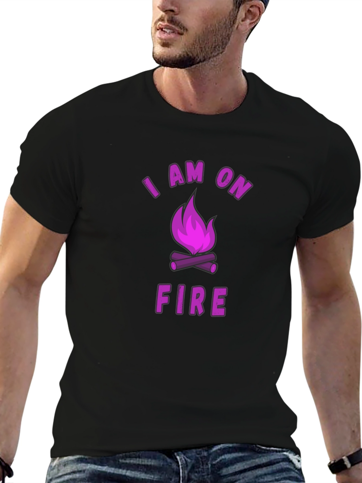 I am on Fire Graphic T-Shirt