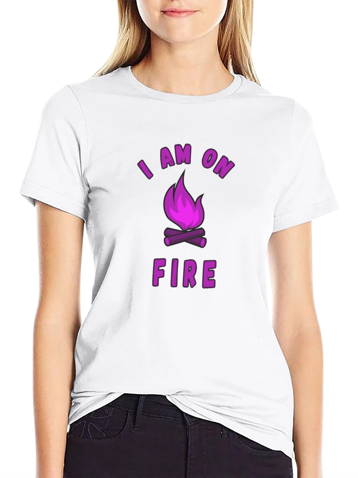 I am on Fire Graphic T-Shirt