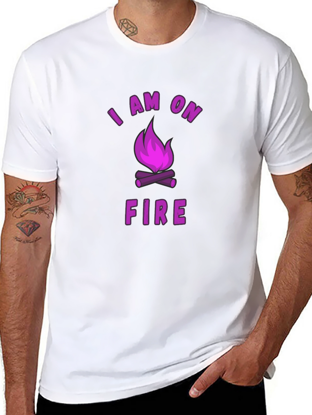 I am on Fire Graphic T-Shirt
