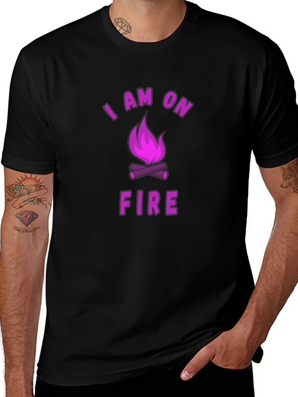 I am on Fire Graphic T-Shirt