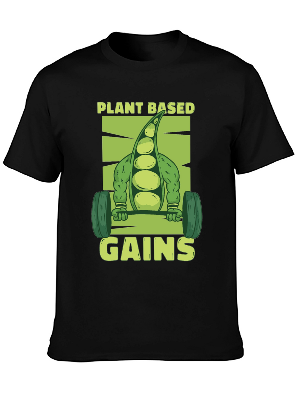 Plant-Based Gains T-Shirt - Vegan Fitness Apparel