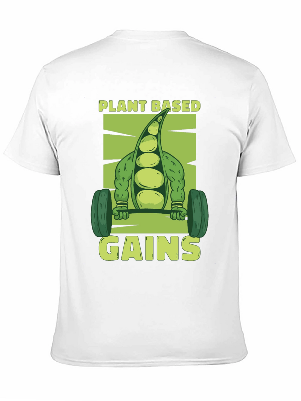 Plant-Based Gains T-Shirt - Vegan Fitness Apparel