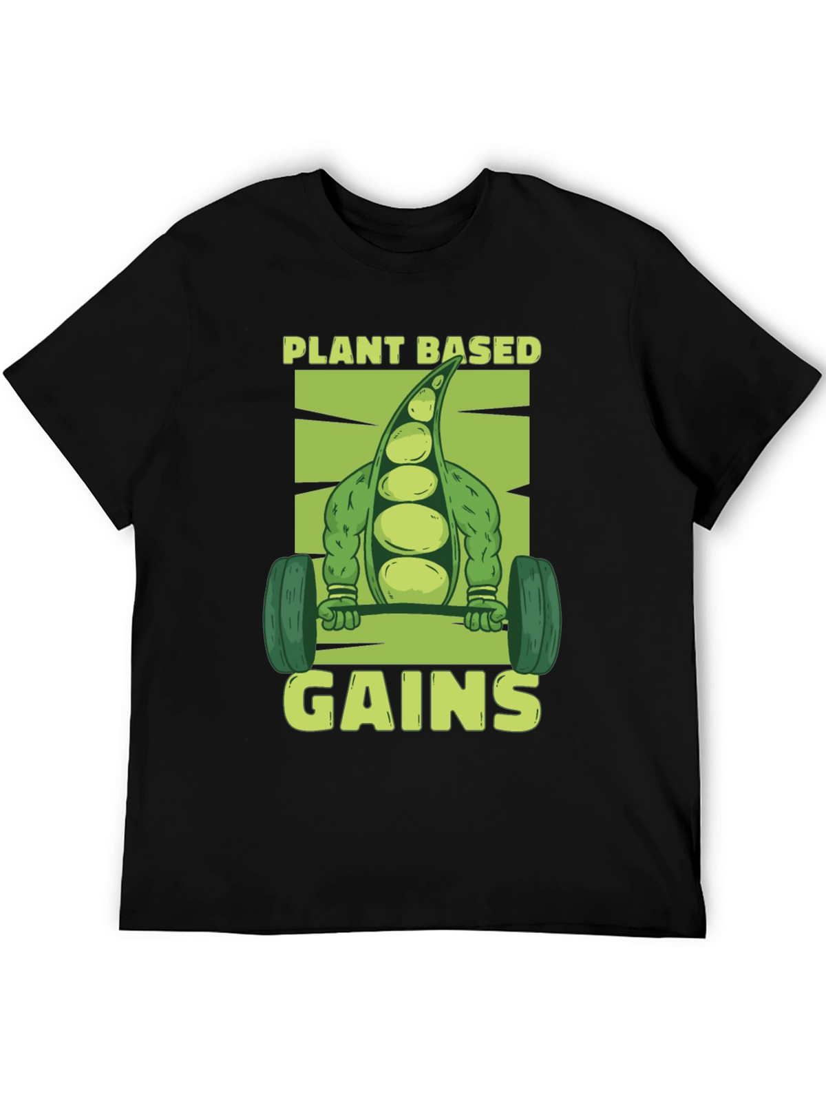 Plant-Based Gains T-Shirt - Vegan Fitness Apparel