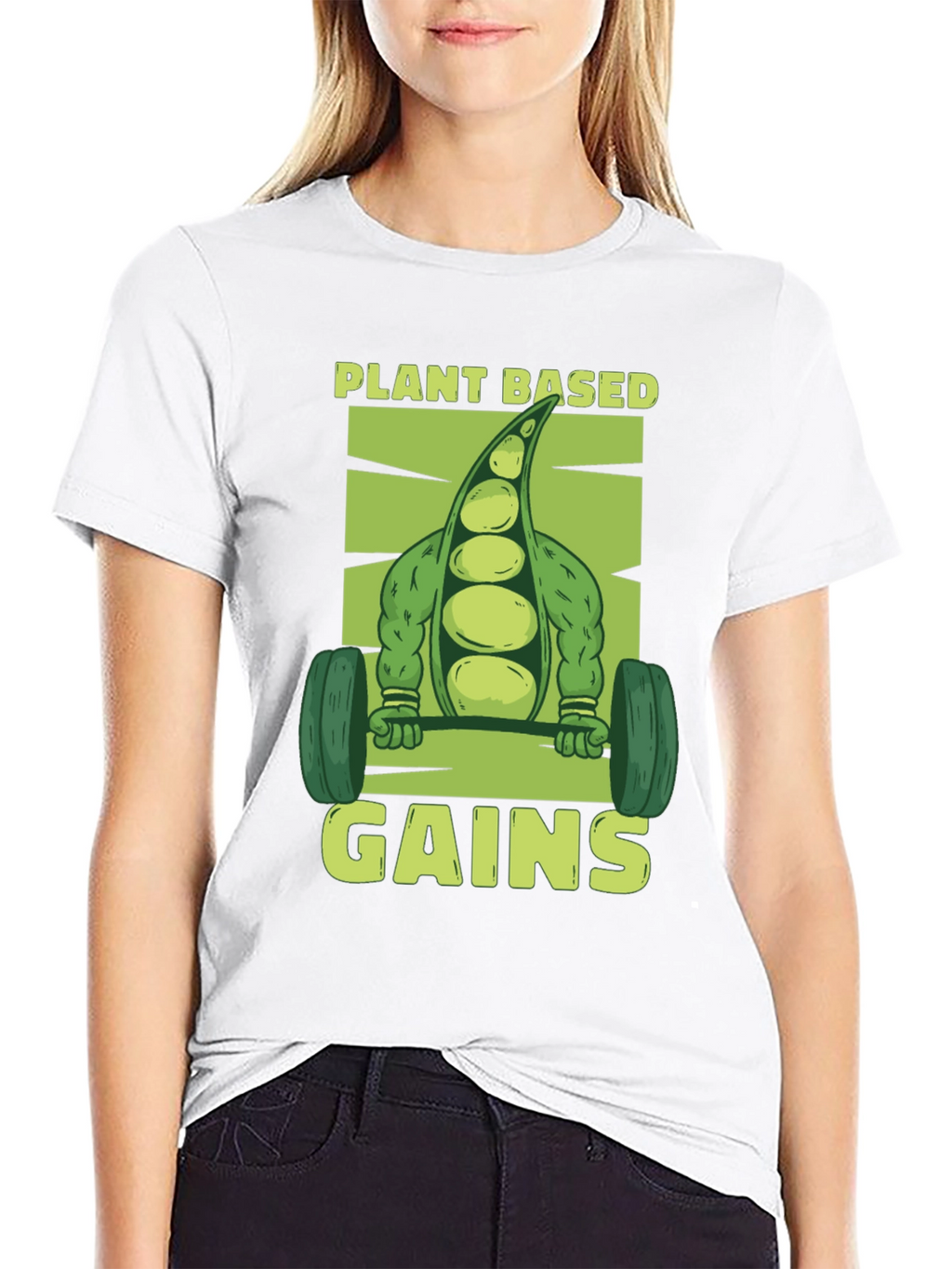 Plant-Based Gains T-Shirt - Vegan Fitness Apparel