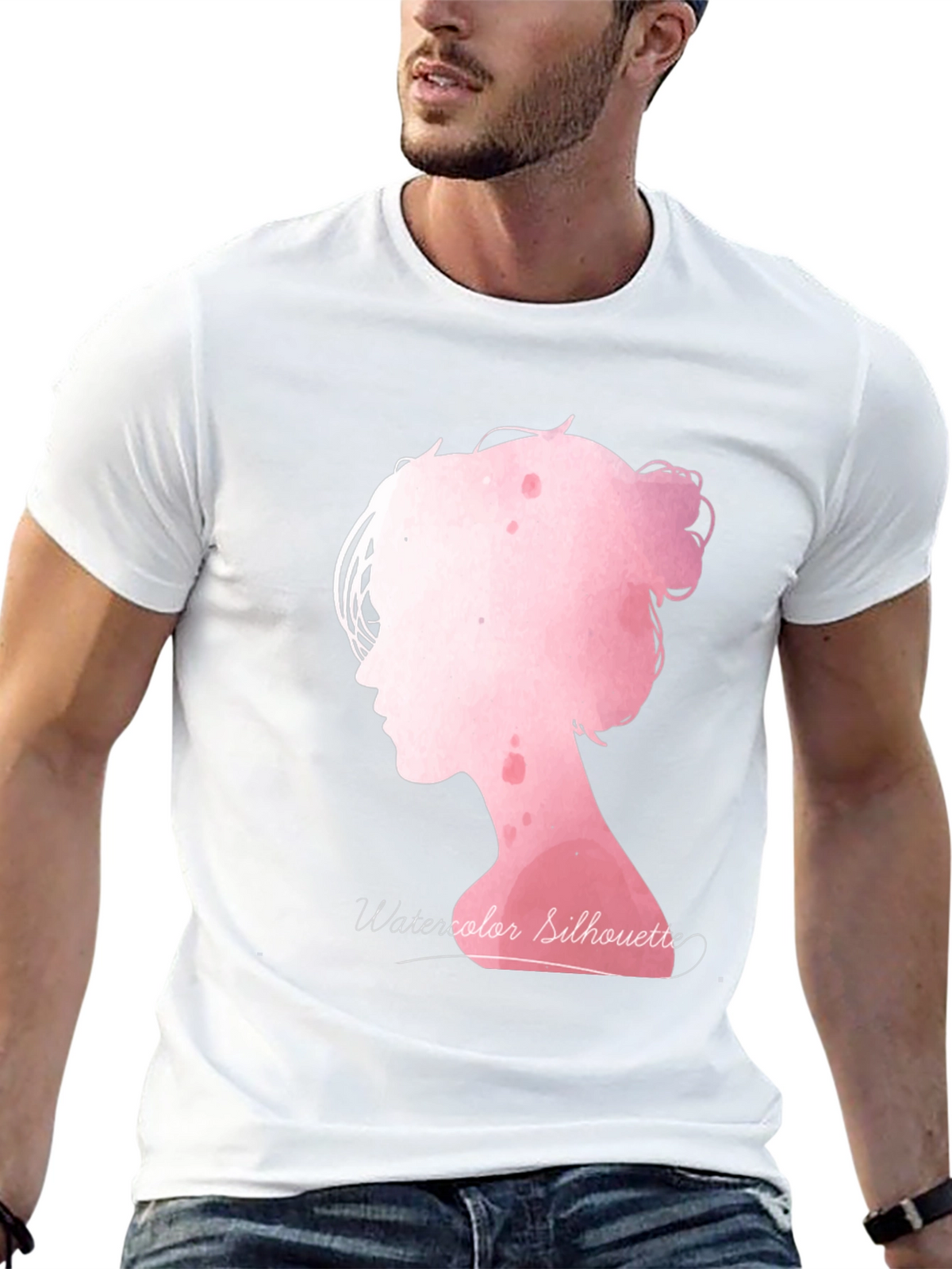 Watercolor Silhouette T-Shirt