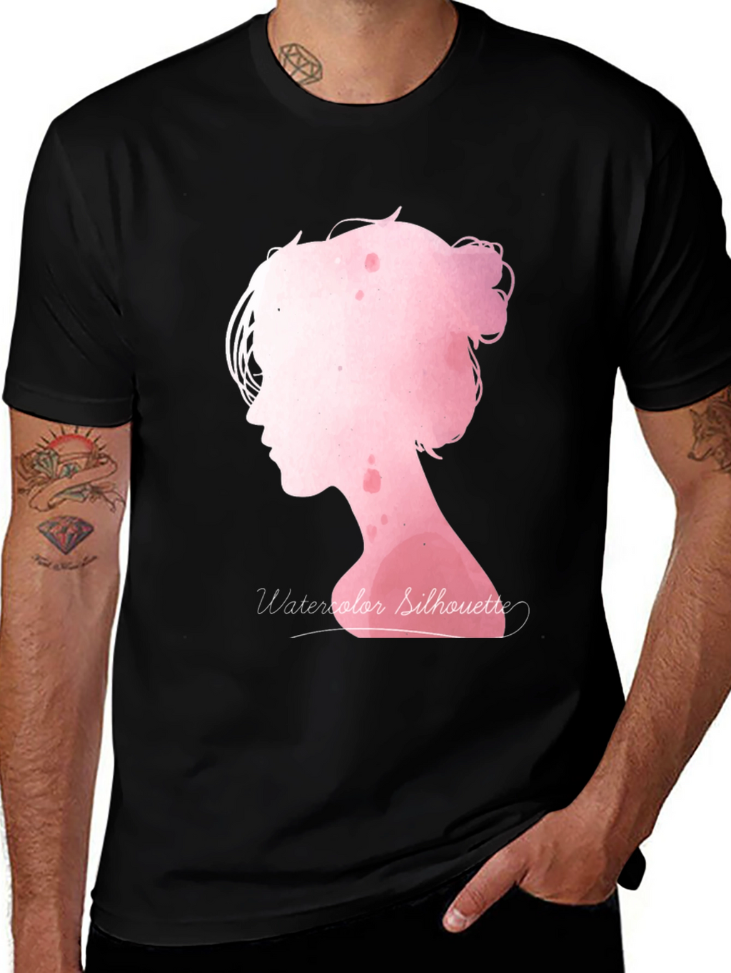 Watercolor Silhouette T-Shirt