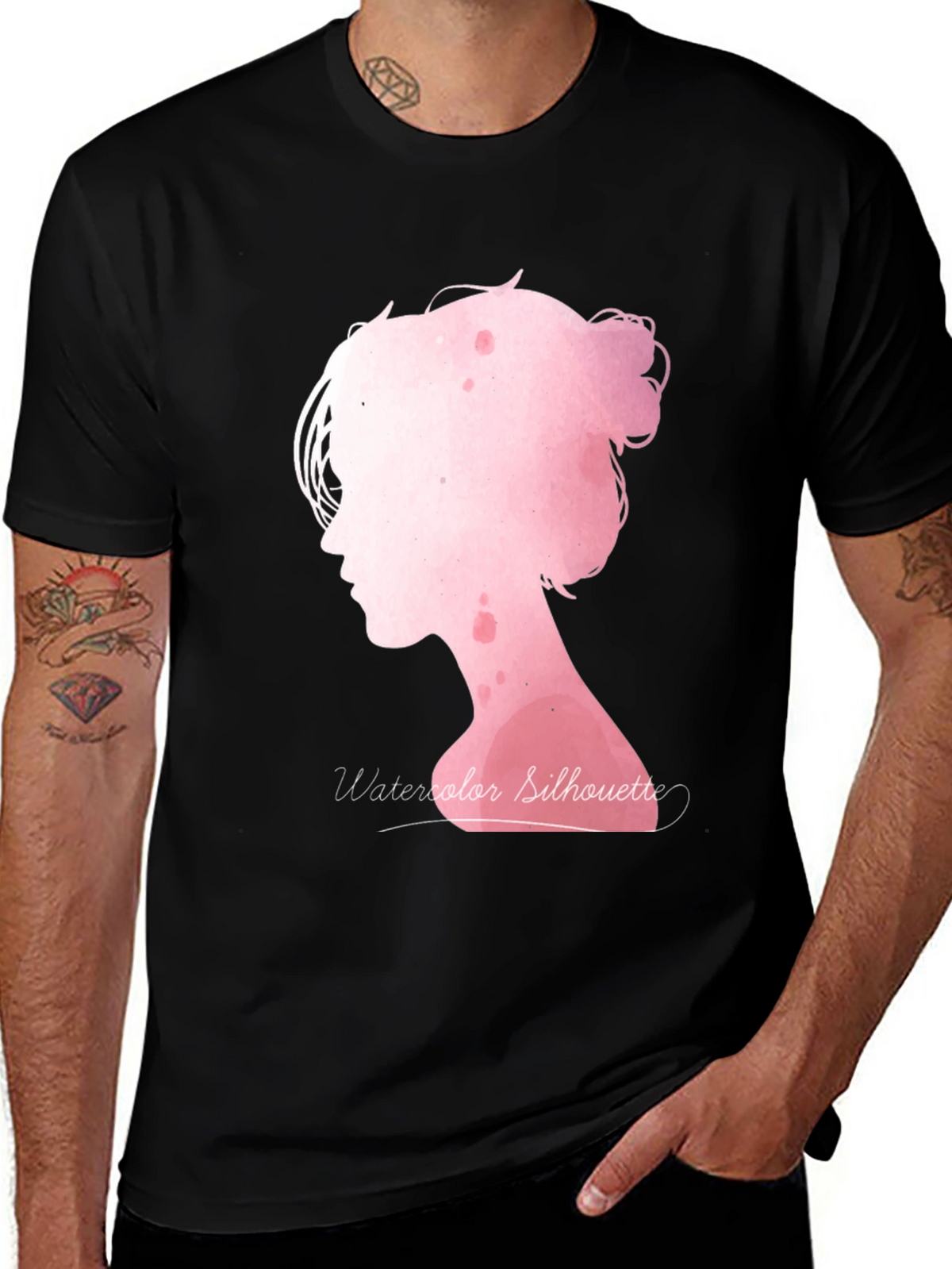 Watercolor Silhouette T-Shirt