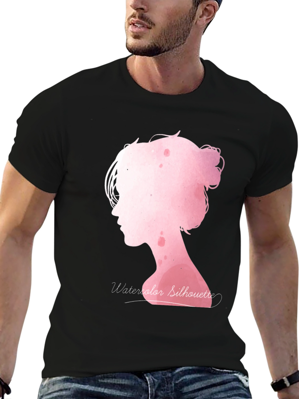 Watercolor Silhouette T-Shirt