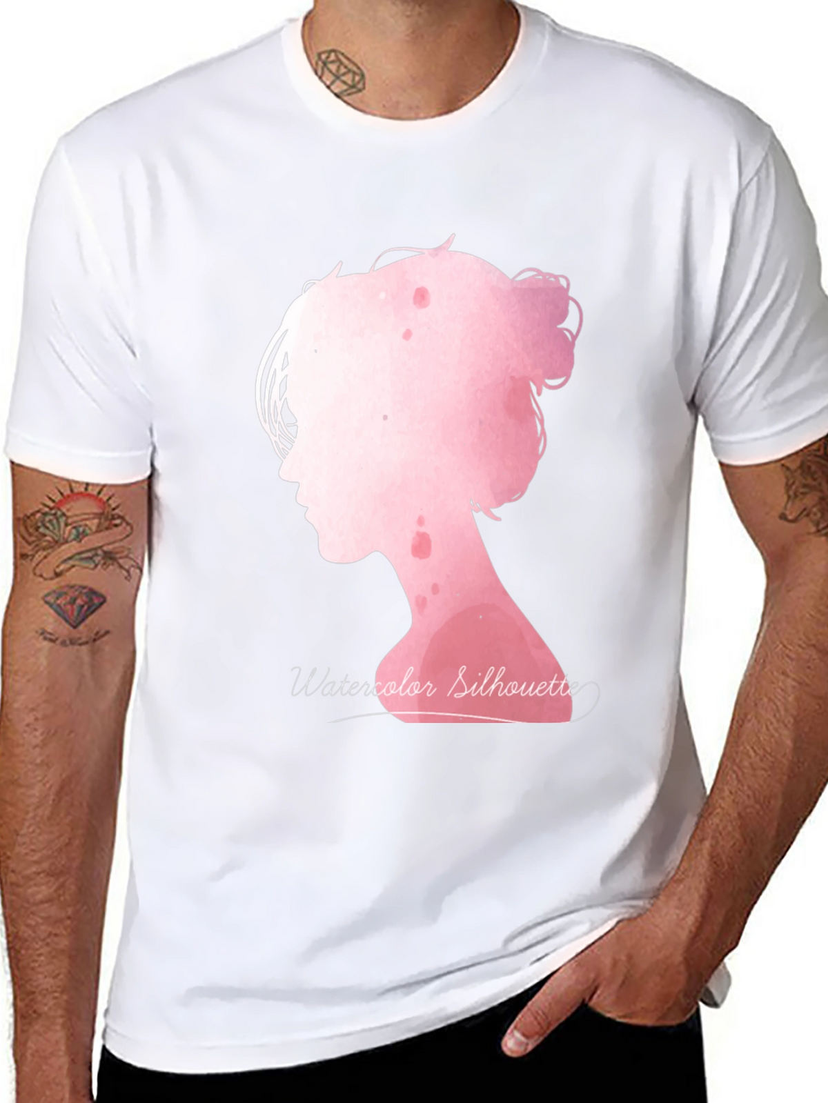 Watercolor Silhouette T-Shirt
