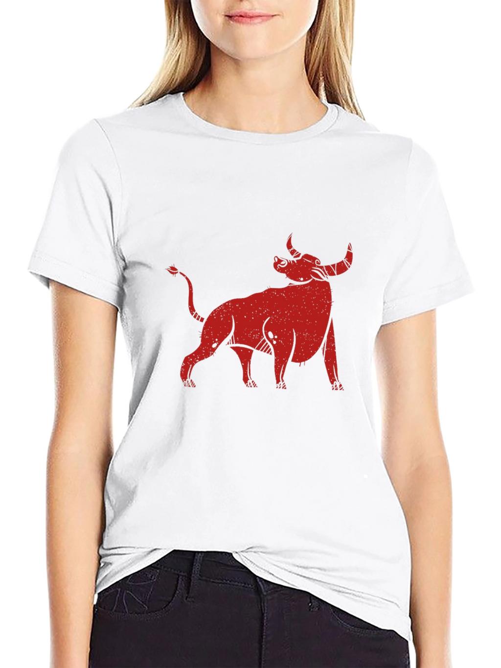 Red Bull Graphic Black Tee - Zodiac Taurus Style