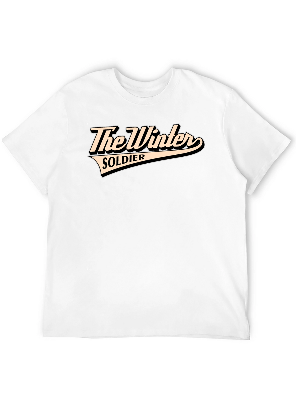 The Winter Soldier Graphic Tee - Black Cotton Blend