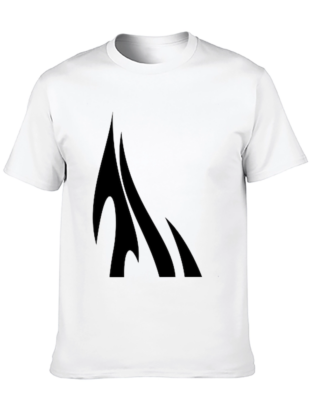 Black Graphic Tee - Modern Design