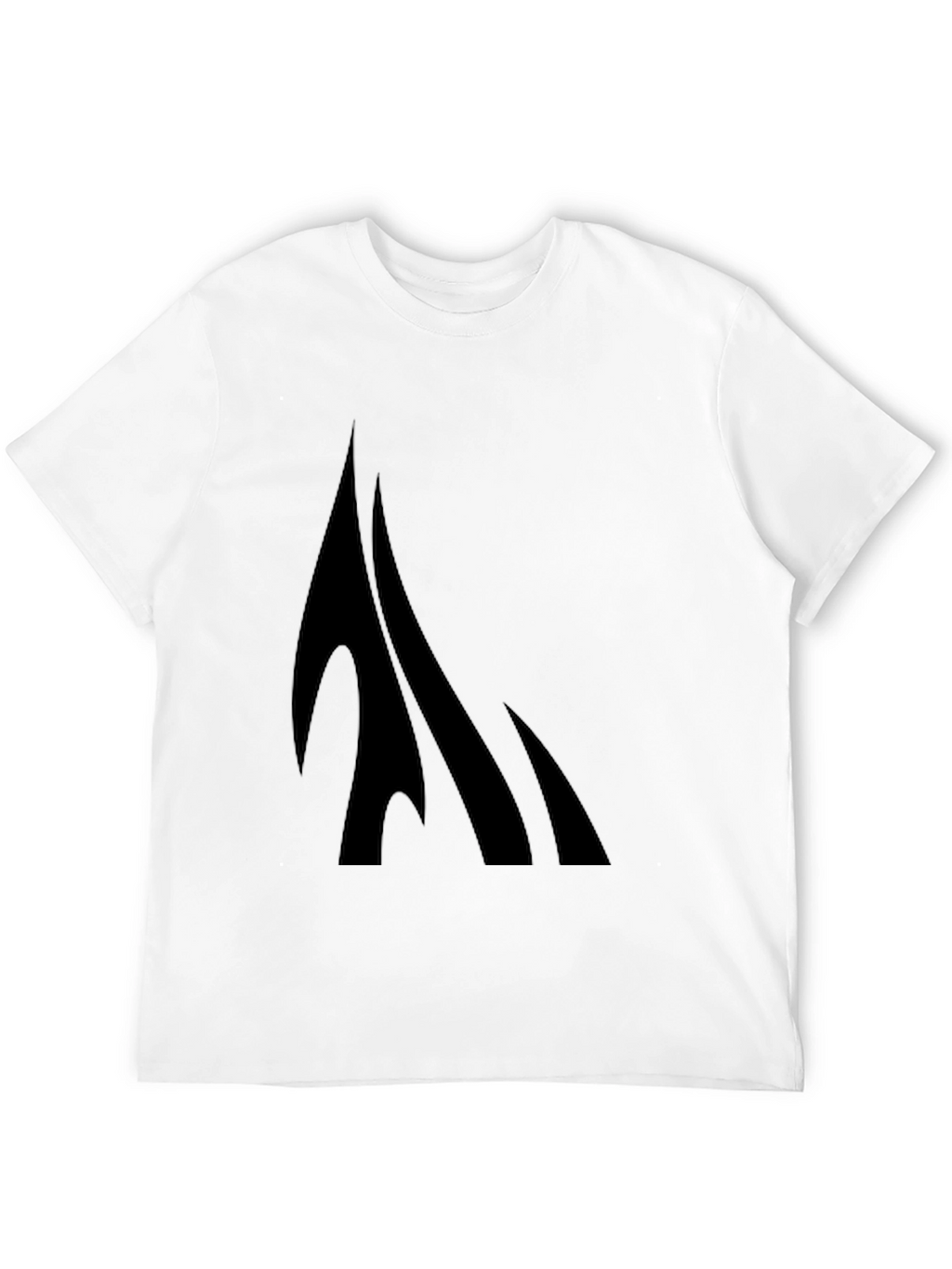 Black Graphic Tee - Modern Design