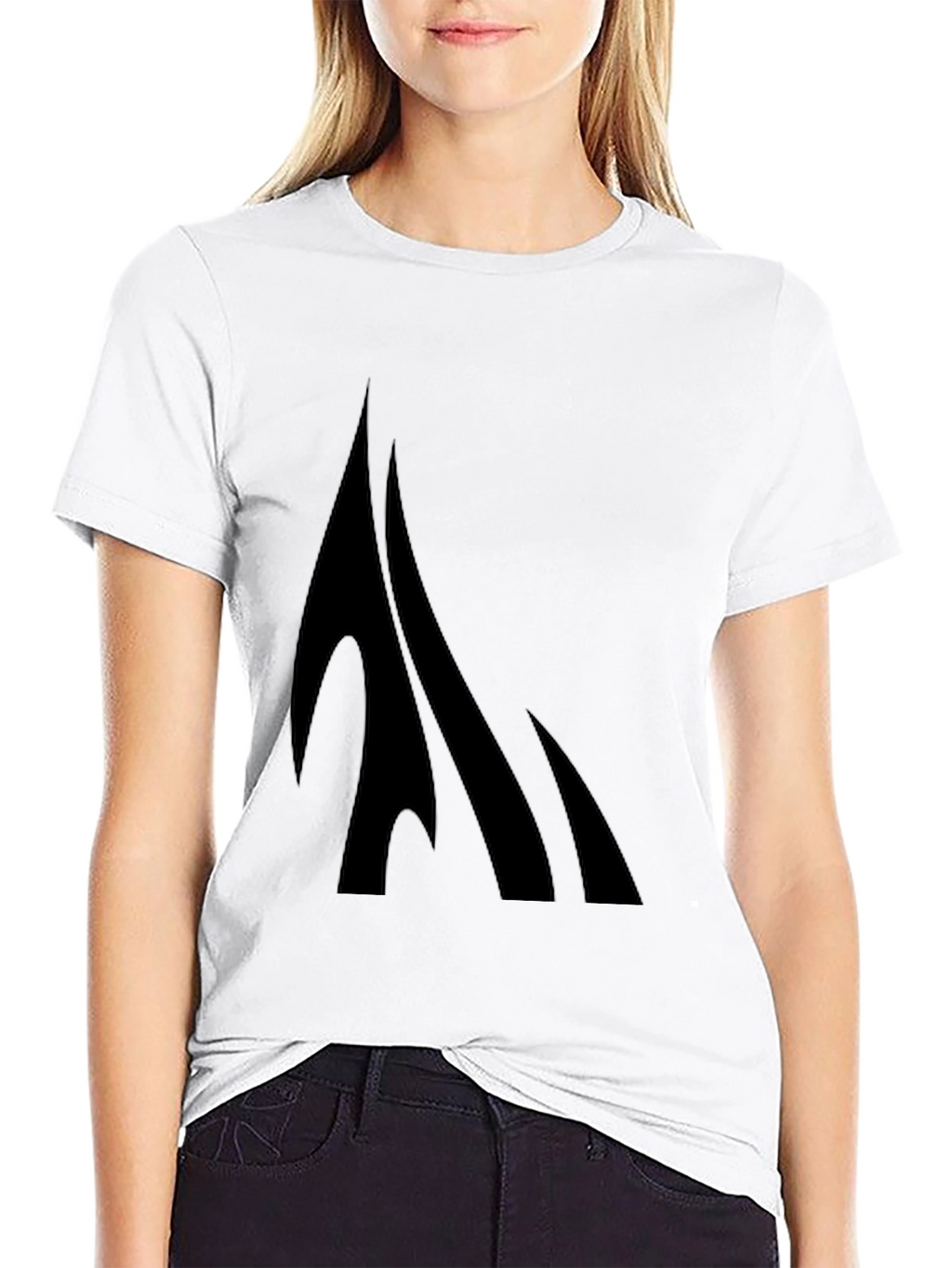 Black Graphic Tee - Modern Design