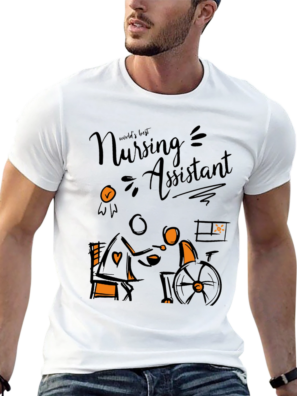 Nursing Assistant Graphic Tee - Caregiver Appreciation
