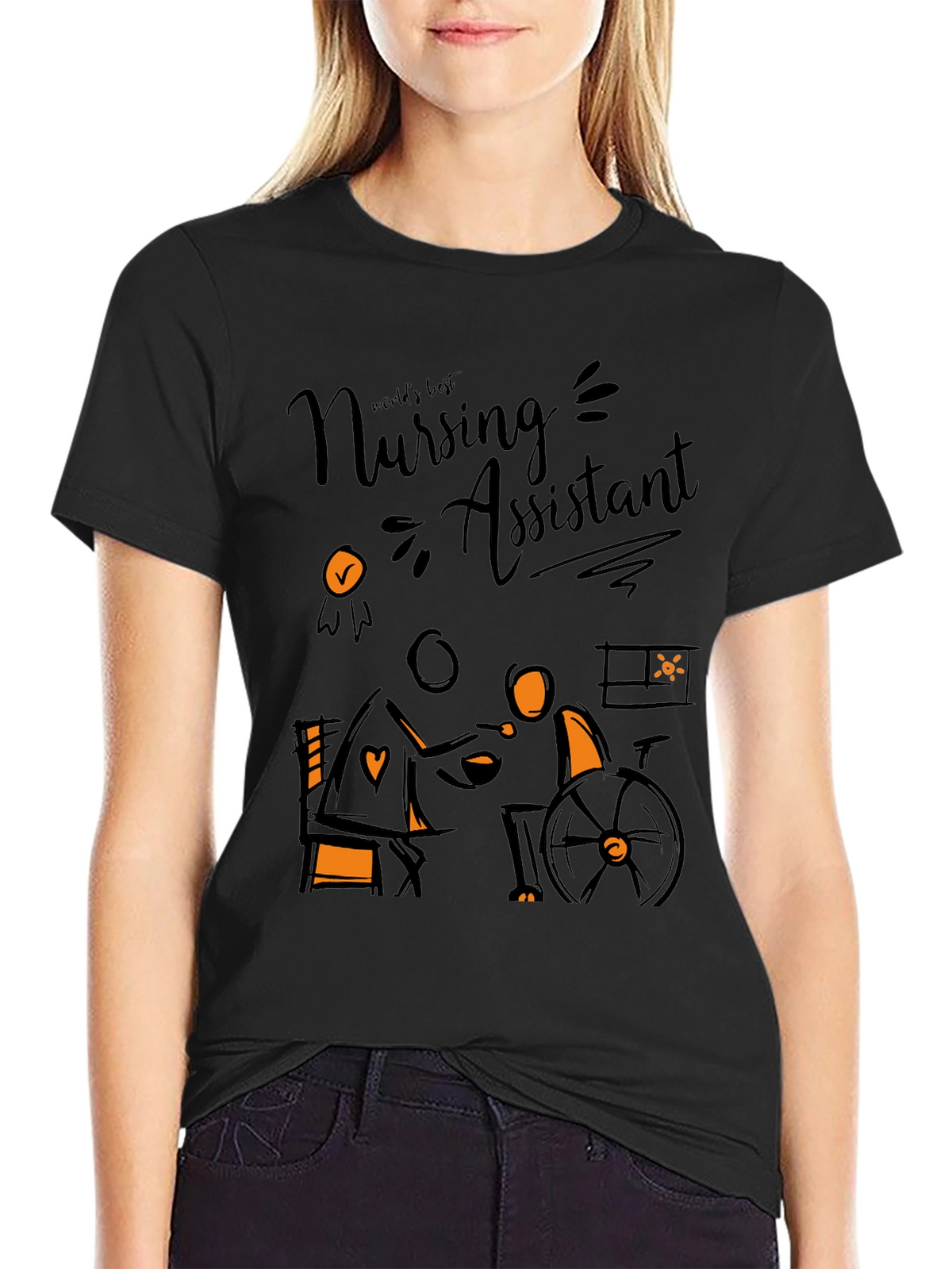 Nursing Assistant Graphic Tee - Caregiver Appreciation
