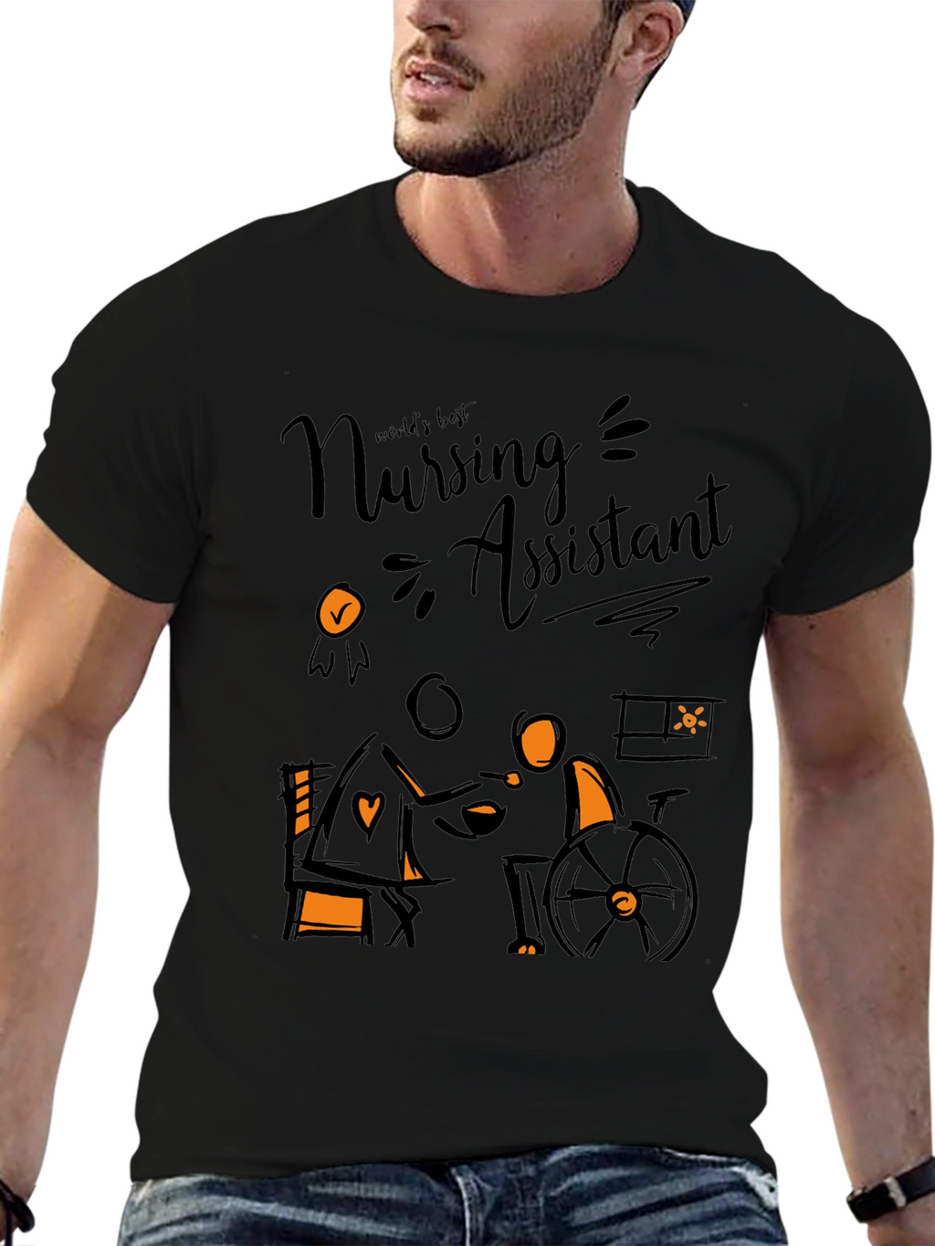 Nursing Assistant Graphic Tee - Caregiver Appreciation