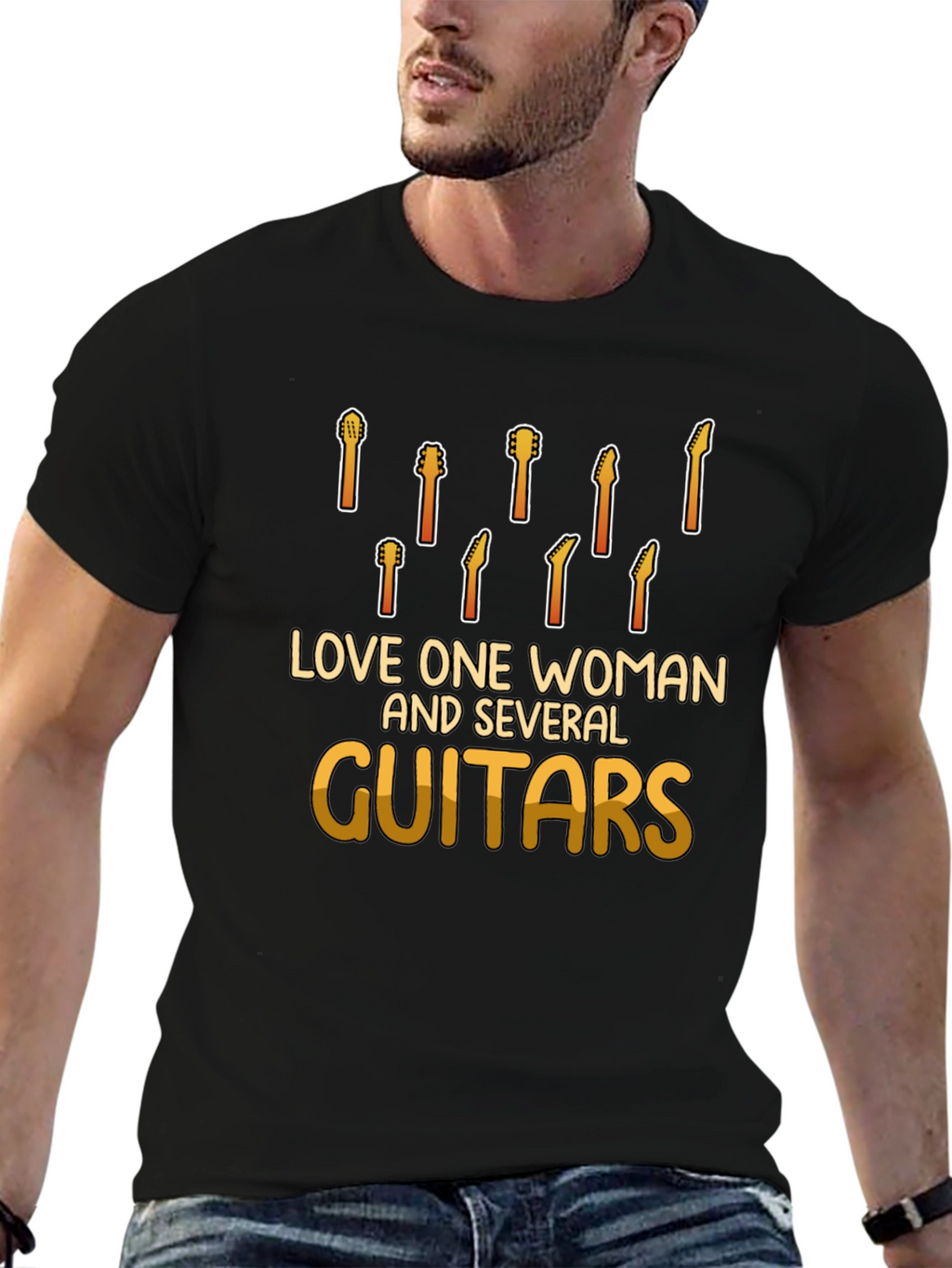 Love One Woman & Several Guitars Graphic Tee