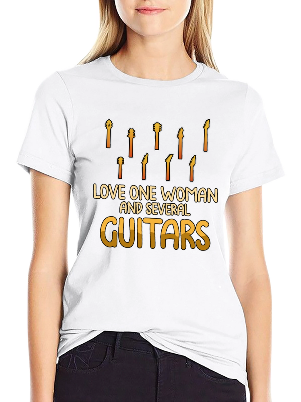 Love One Woman & Several Guitars Graphic Tee