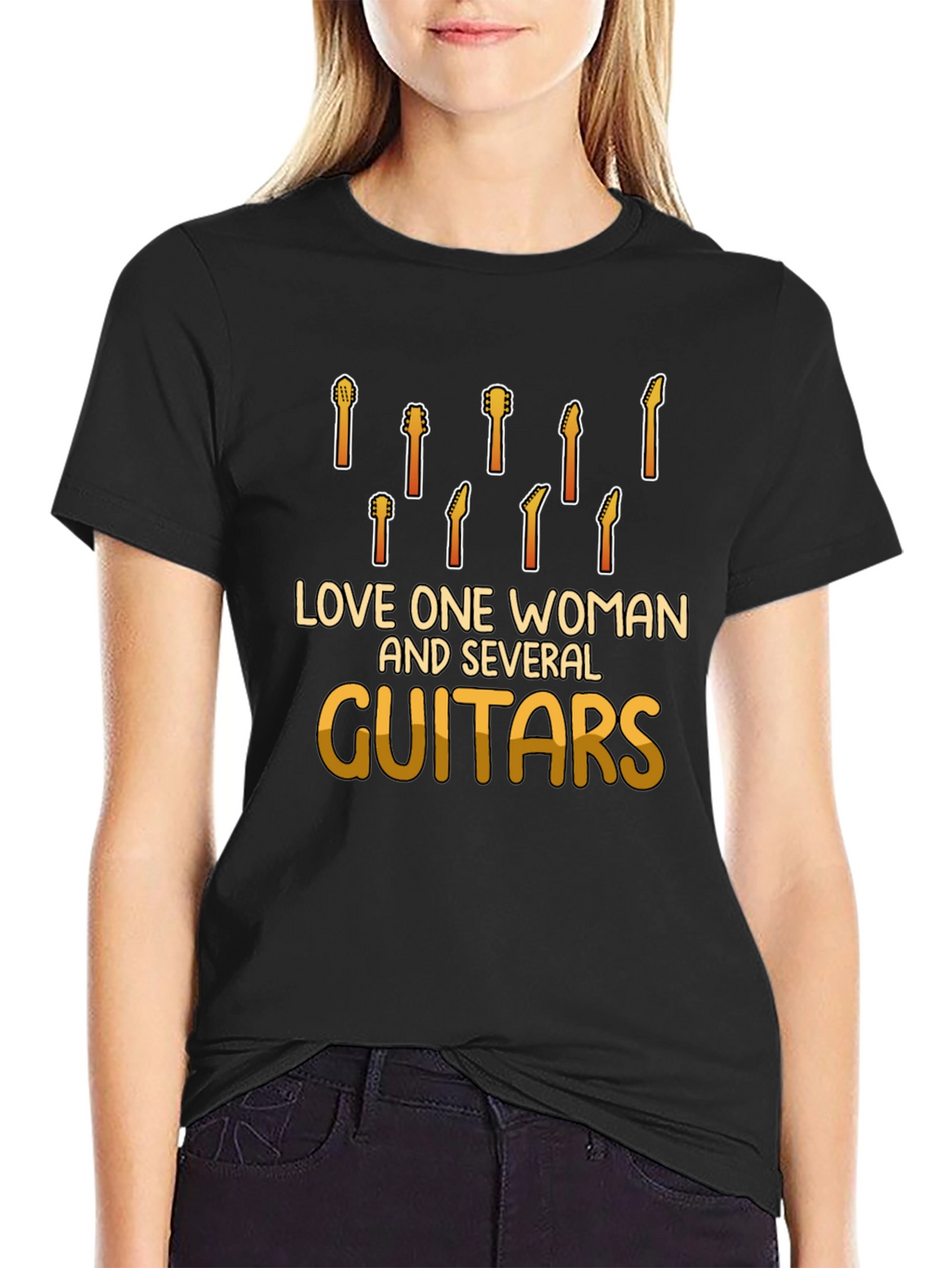 Love One Woman & Several Guitars Graphic Tee