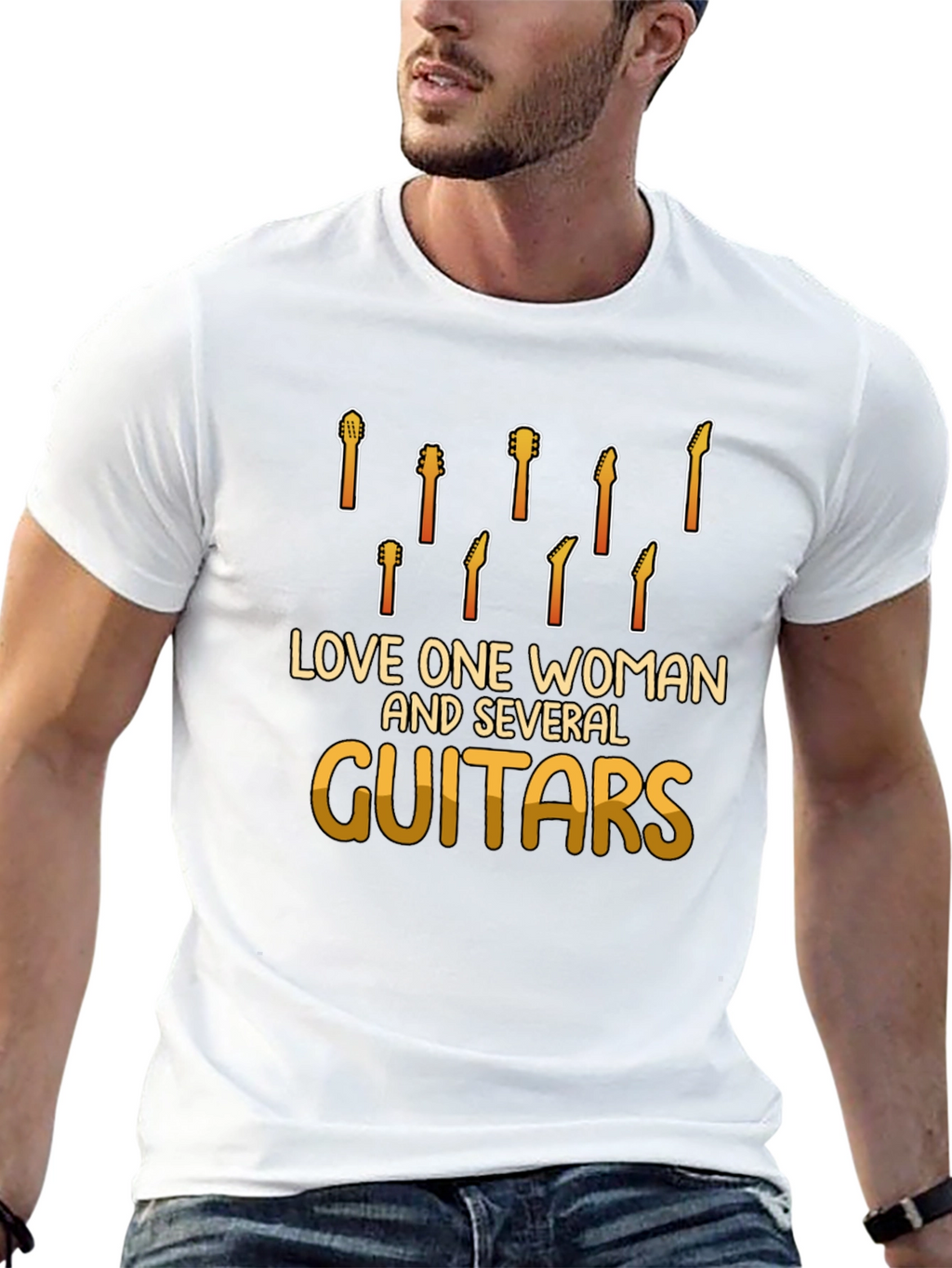 Love One Woman & Several Guitars Graphic Tee