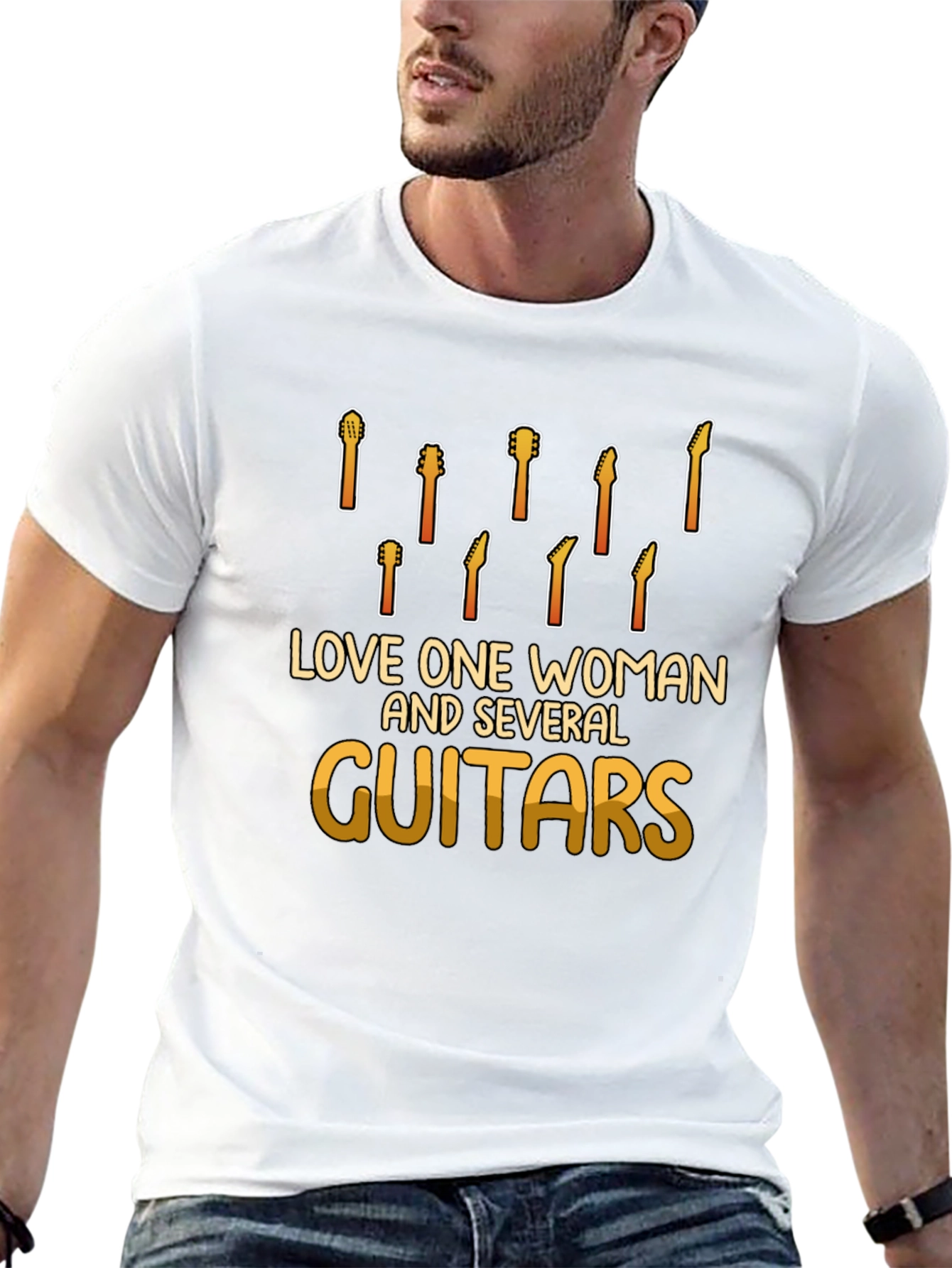 Love One Woman & Several Guitars Graphic Tee