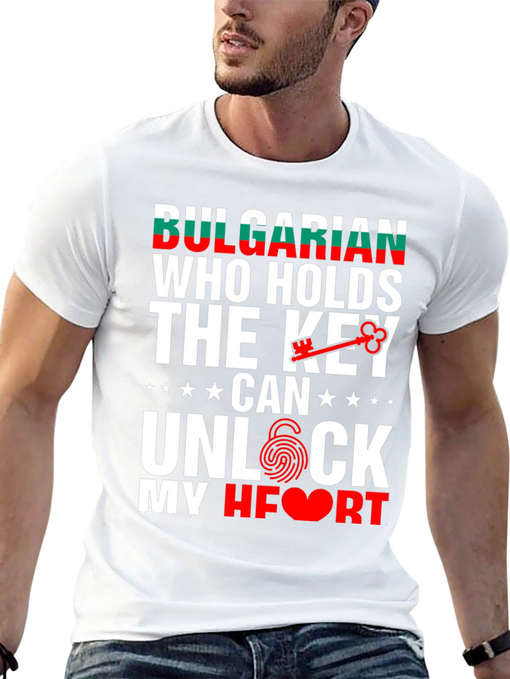 Bulgarian Key to My Heart Graphic T-Shirt