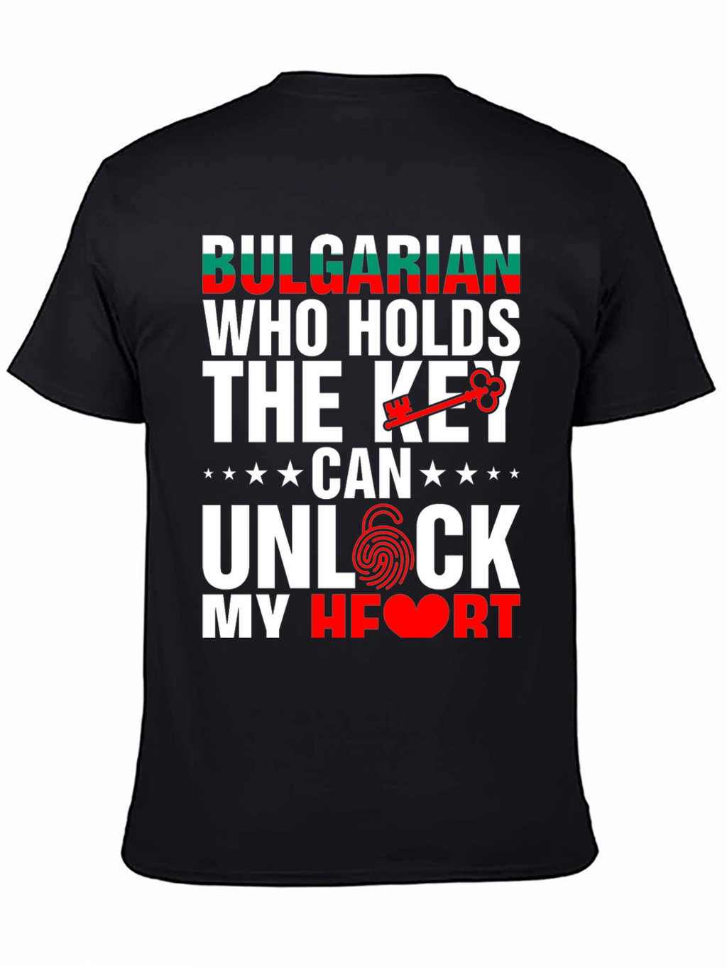 Bulgarian Key to My Heart Graphic T-Shirt