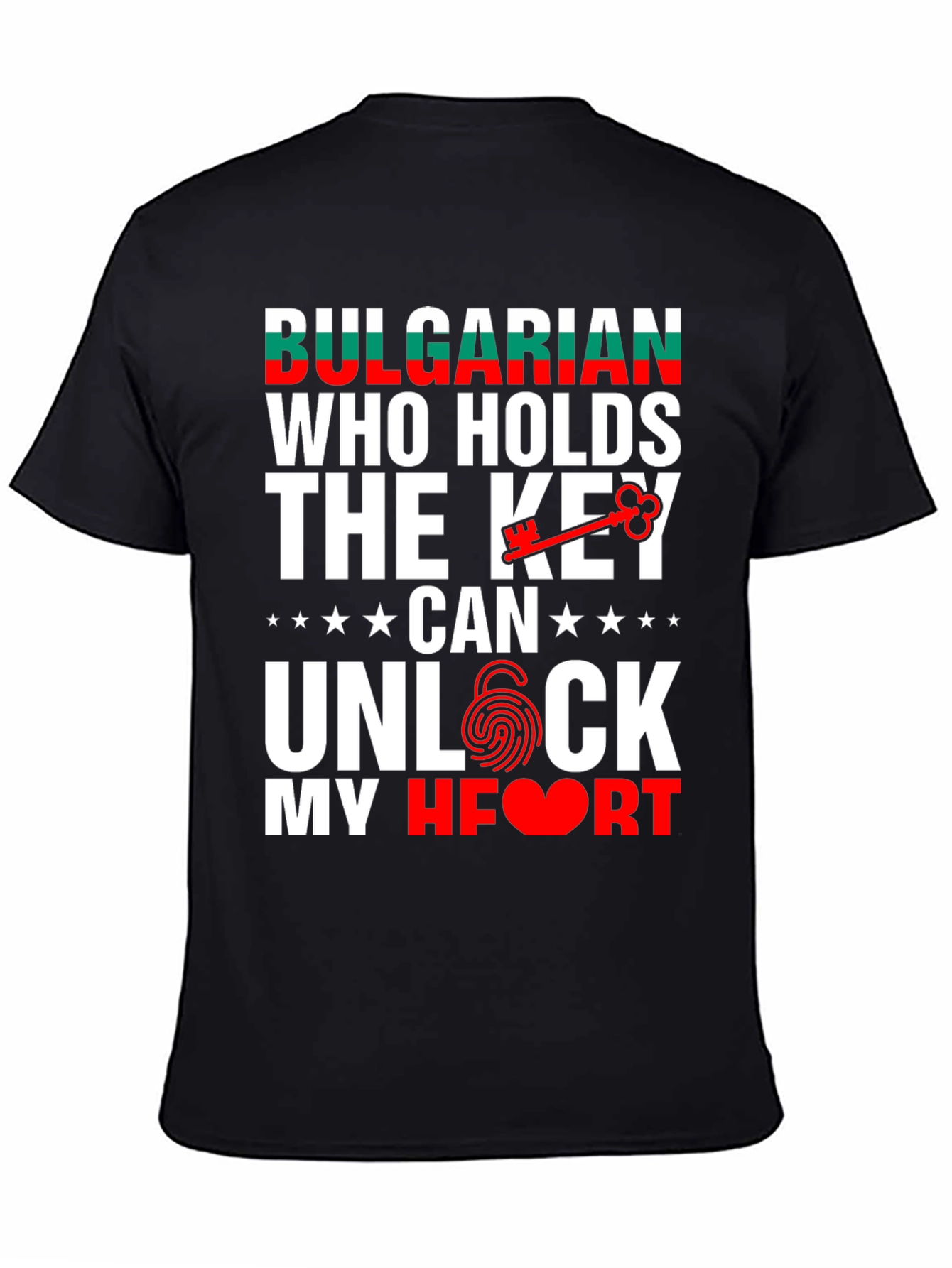 Bulgarian Key to My Heart Graphic T-Shirt