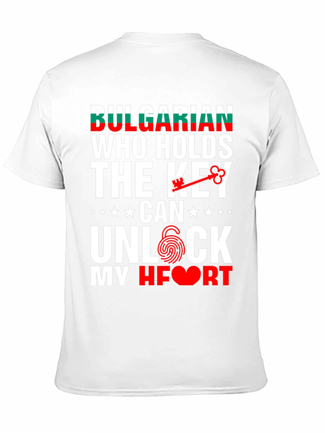 Bulgarian Key to My Heart Graphic T-Shirt