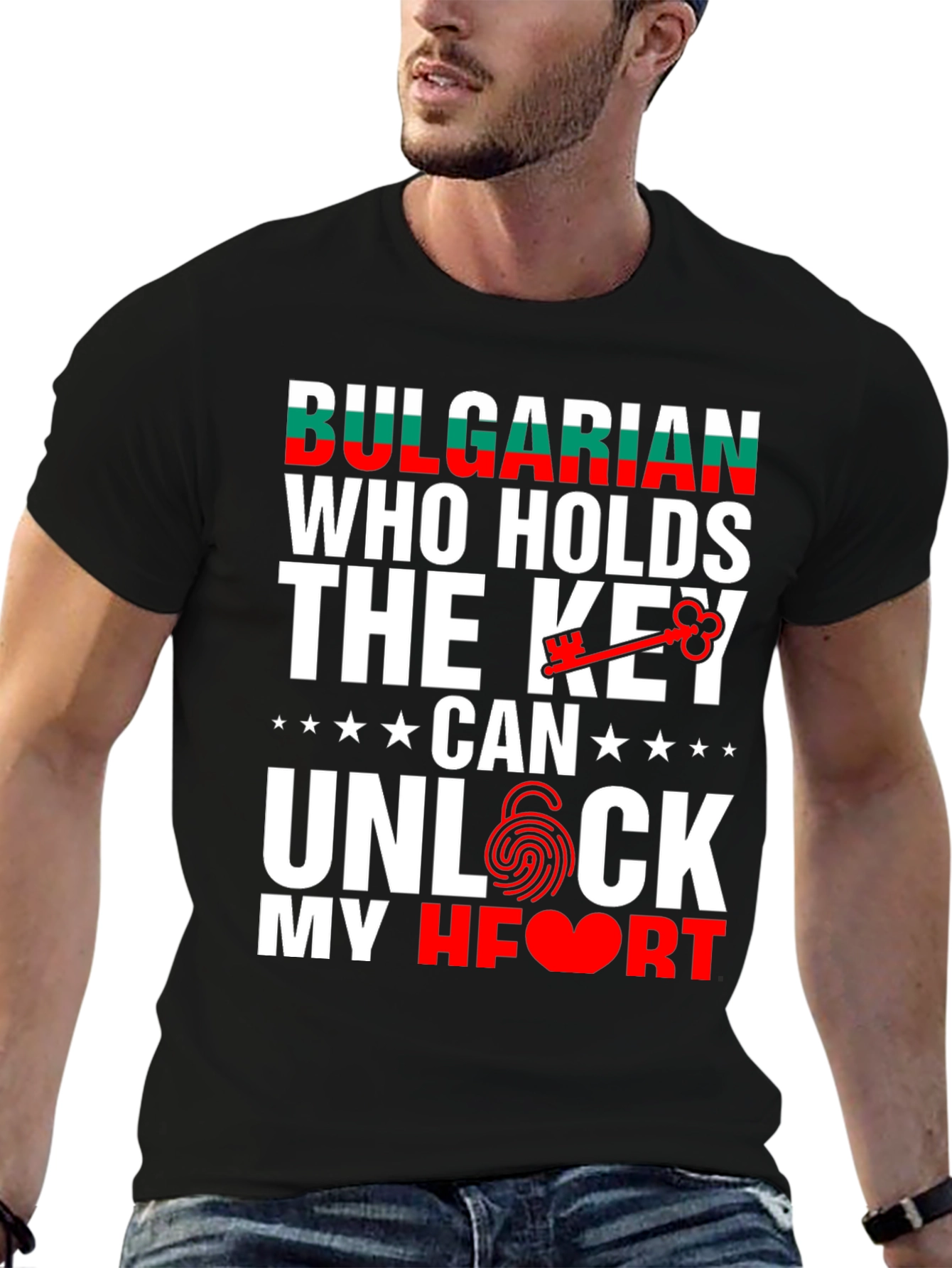 Bulgarian Key to My Heart Graphic T-Shirt