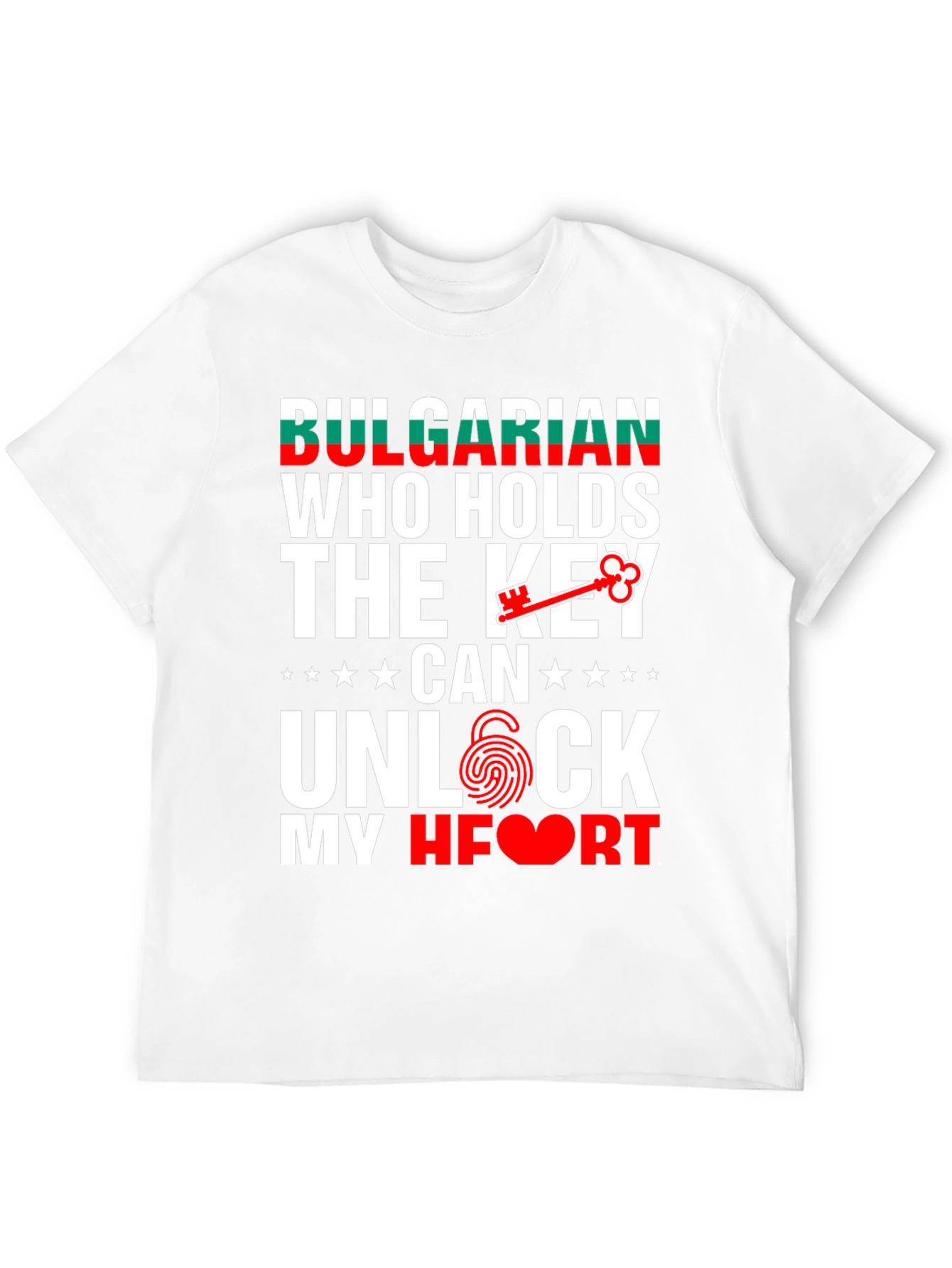 Bulgarian Key to My Heart Graphic T-Shirt