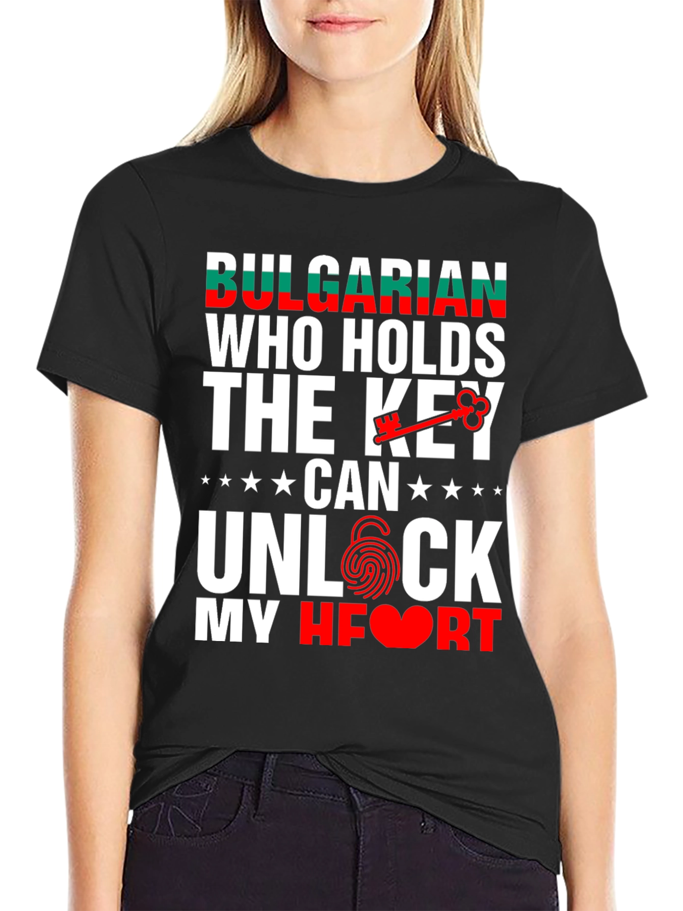 Bulgarian Key to My Heart Graphic T-Shirt