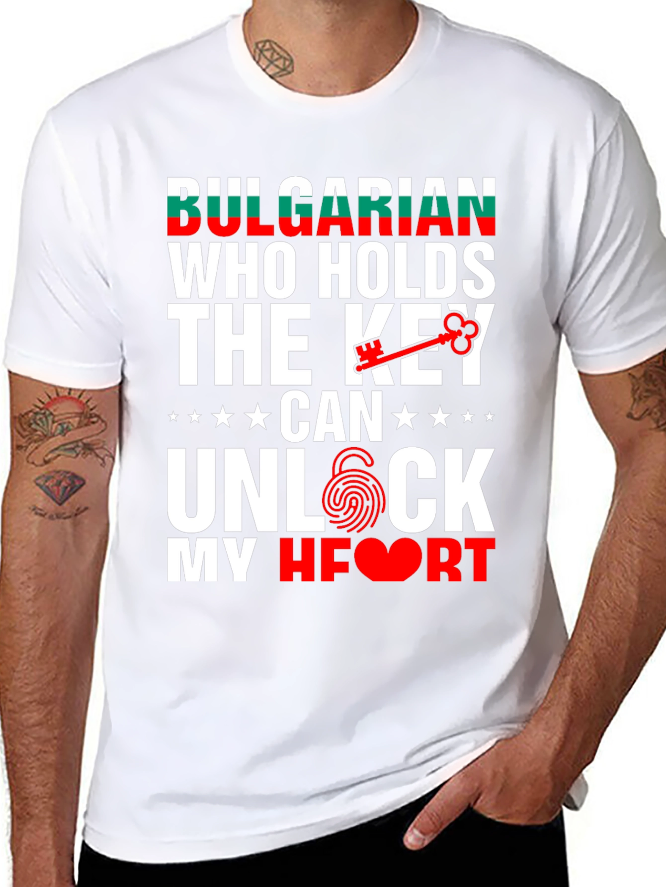 Bulgarian Key to My Heart Graphic T-Shirt