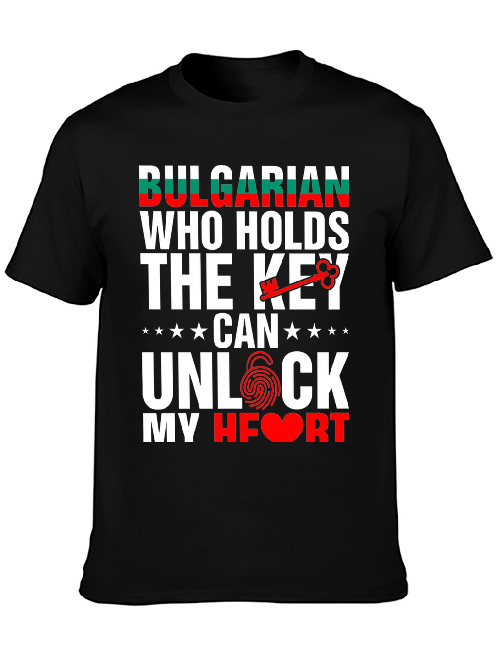 Bulgarian Key to My Heart Graphic T-Shirt