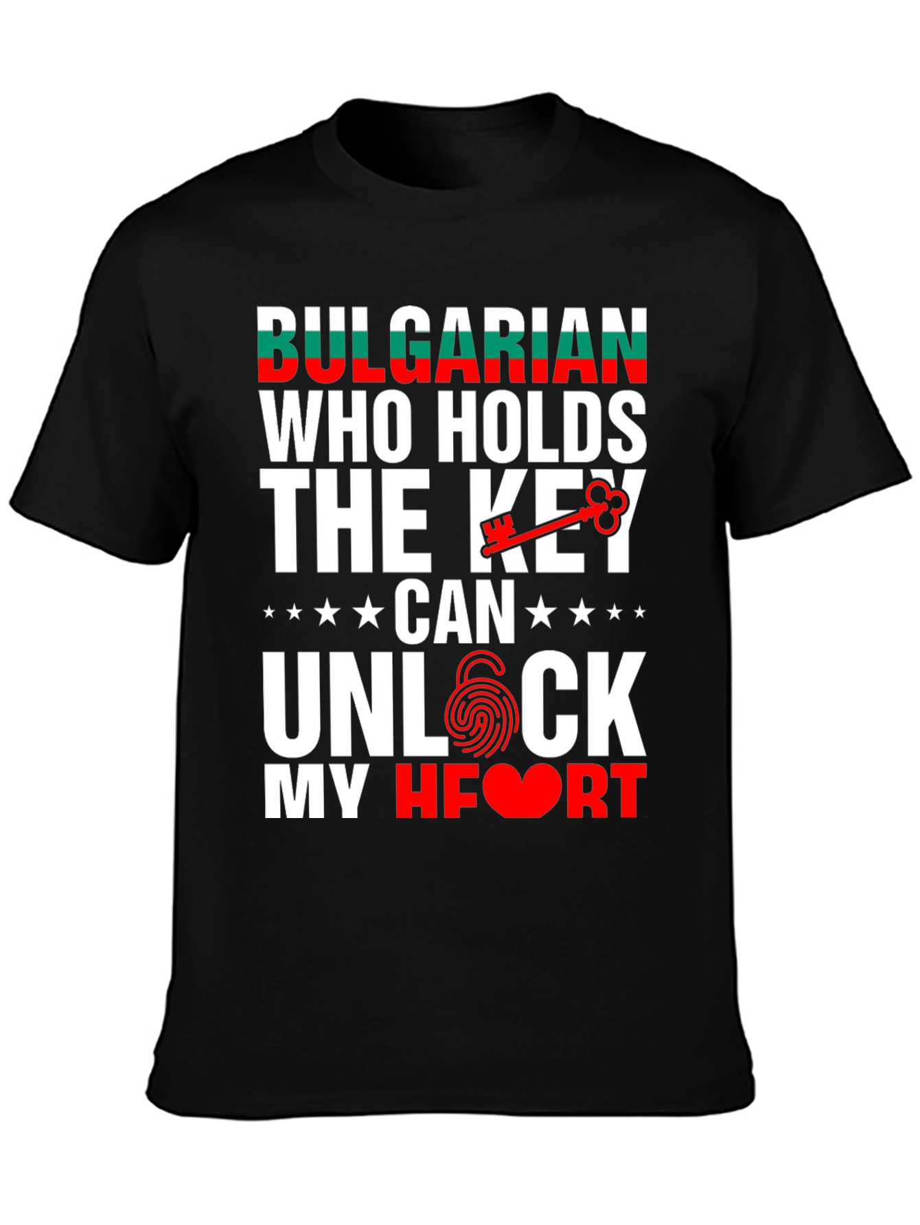 Bulgarian Key to My Heart Graphic T-Shirt