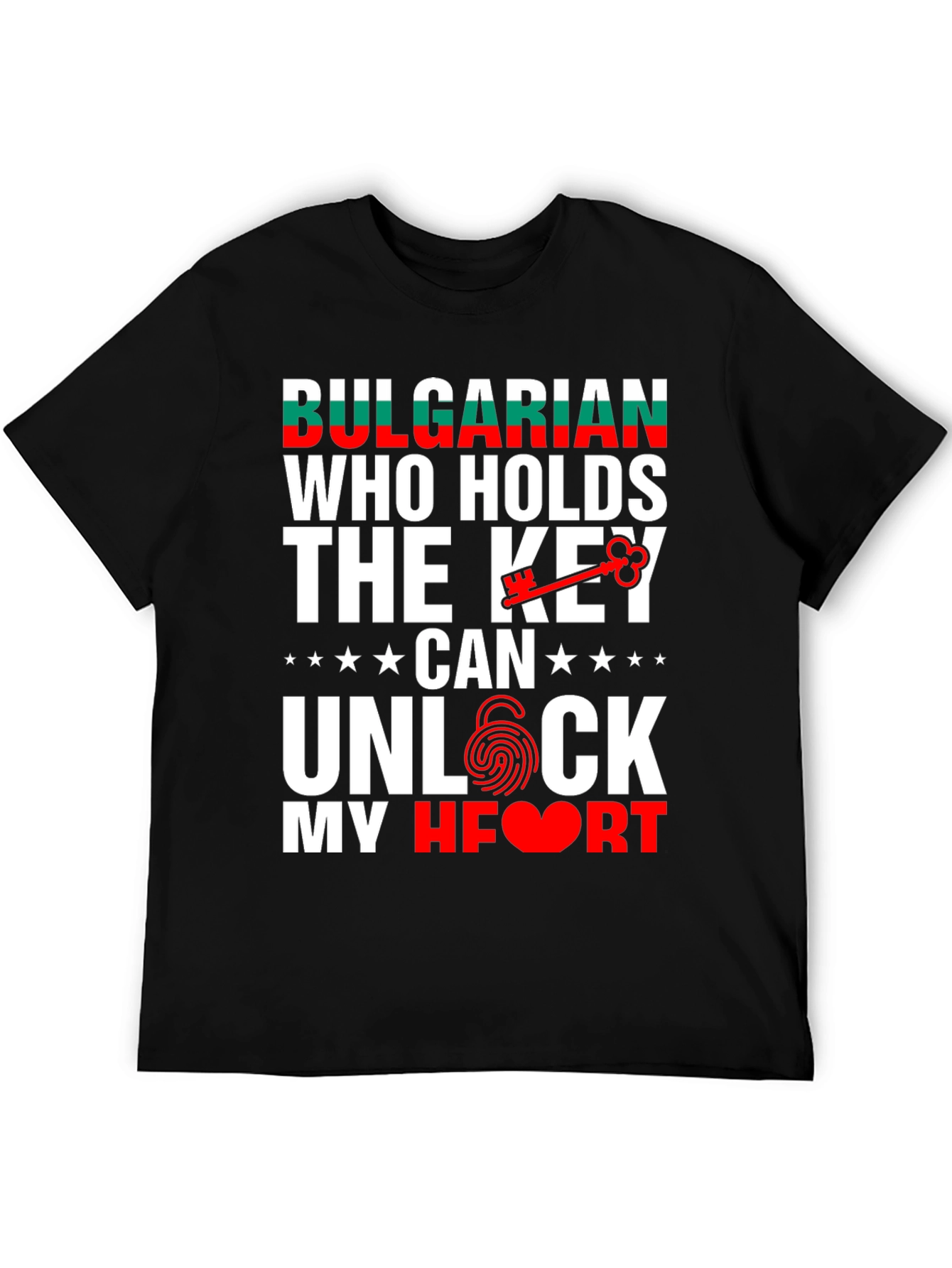 Bulgarian Key to My Heart Graphic T-Shirt
