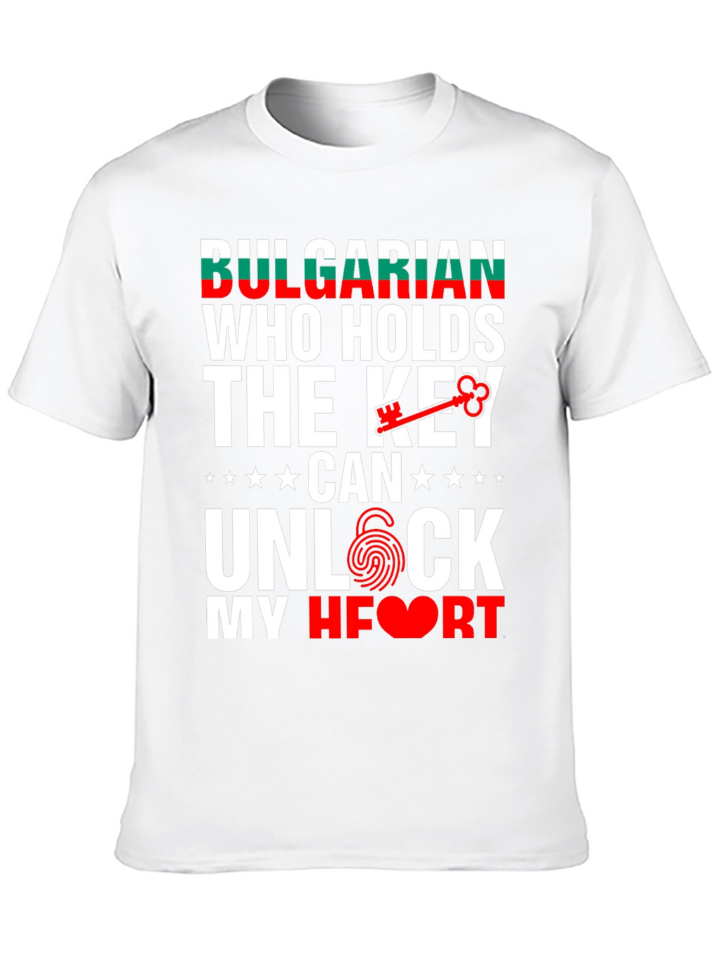 Bulgarian Key to My Heart Graphic T-Shirt