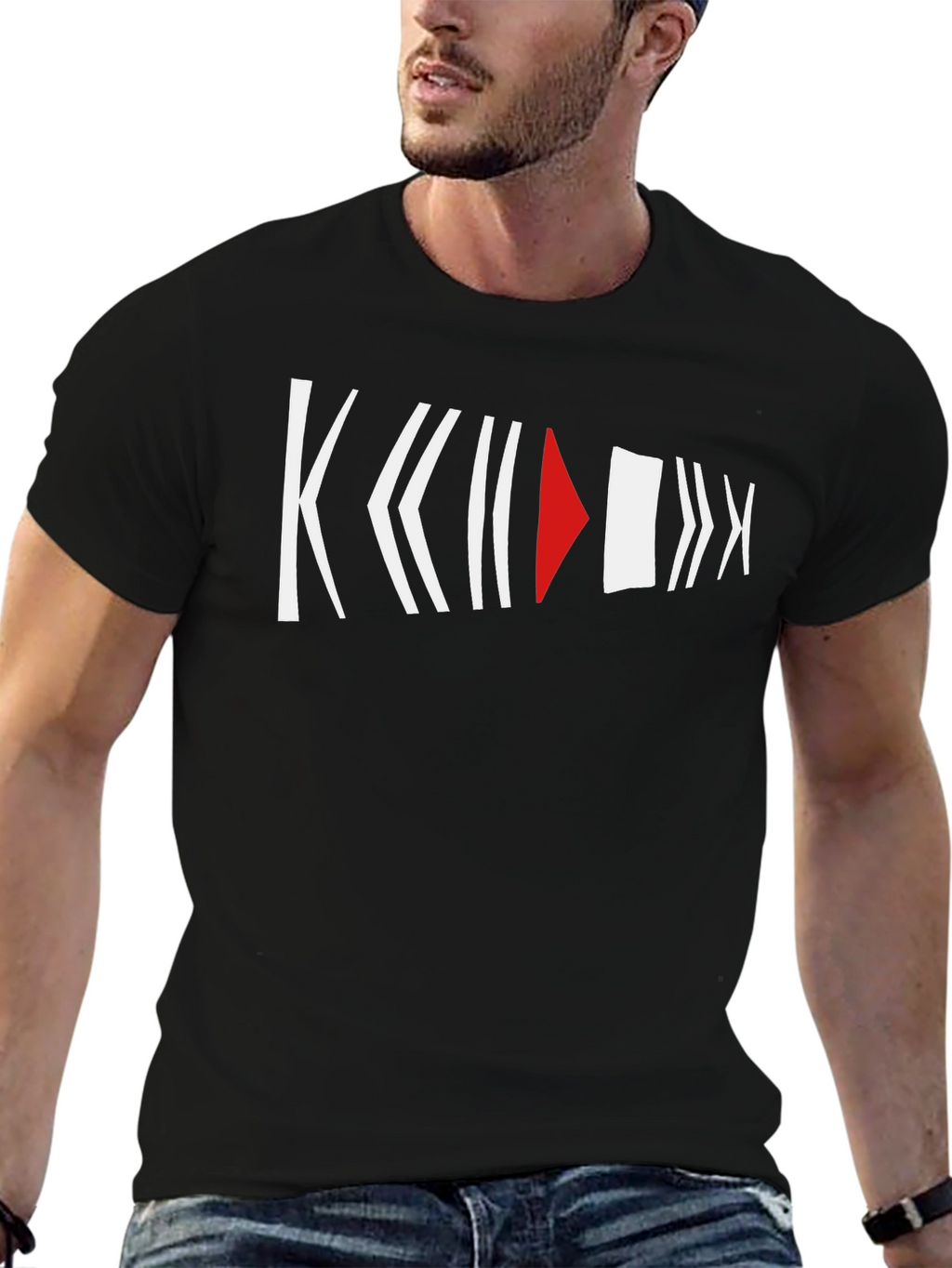 Geometric Arrow Graphic T-Shirt