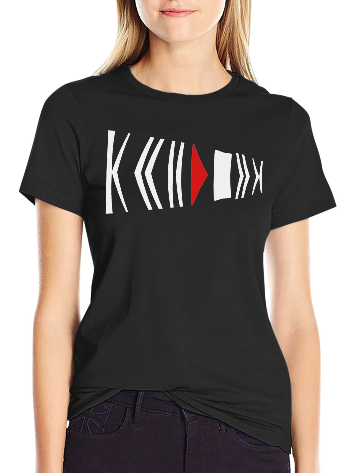 Geometric Arrow Graphic T-Shirt